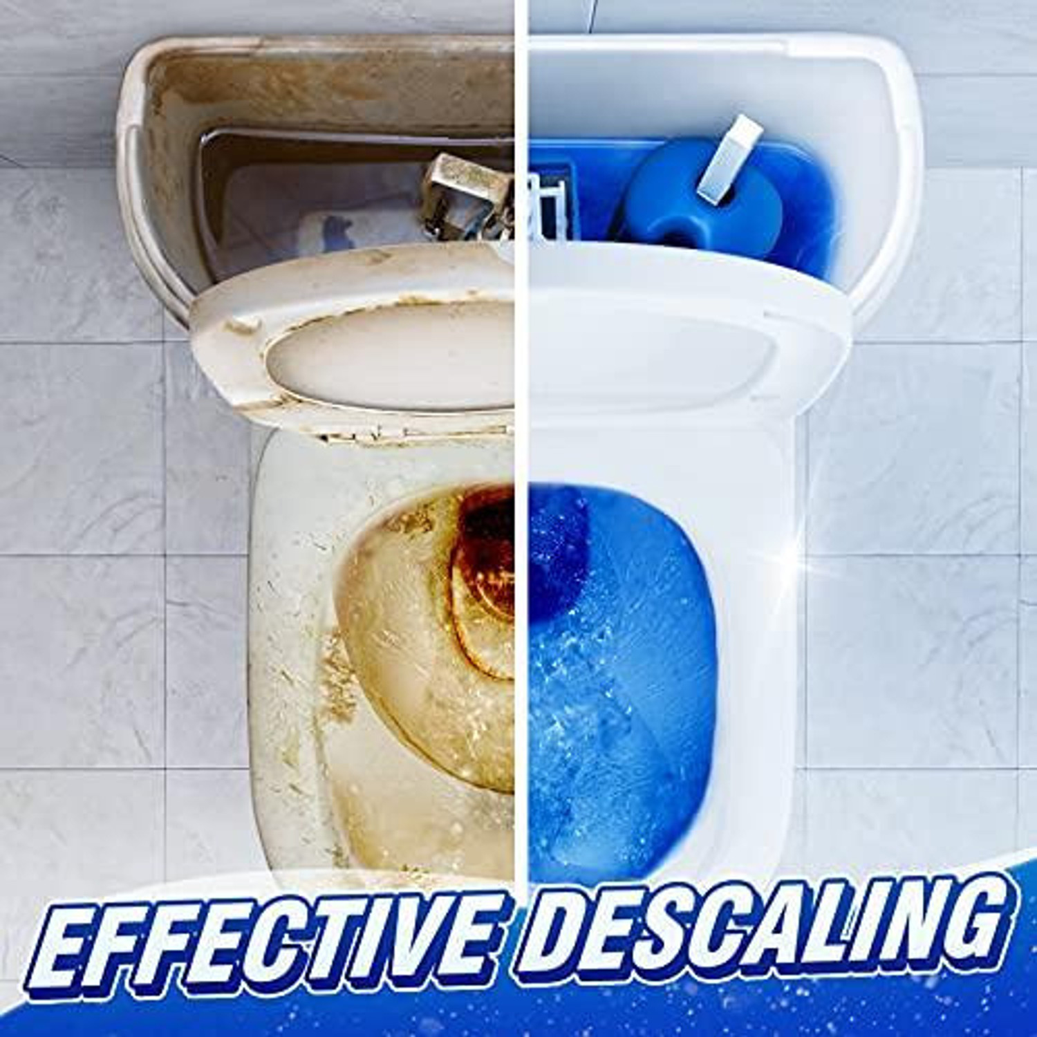 Image of Fignite Fresh Smell Sustained-Release Technology Auto Toilet Bowl Cleaners Deodorize Regular Rim Block (3 x 1 g)