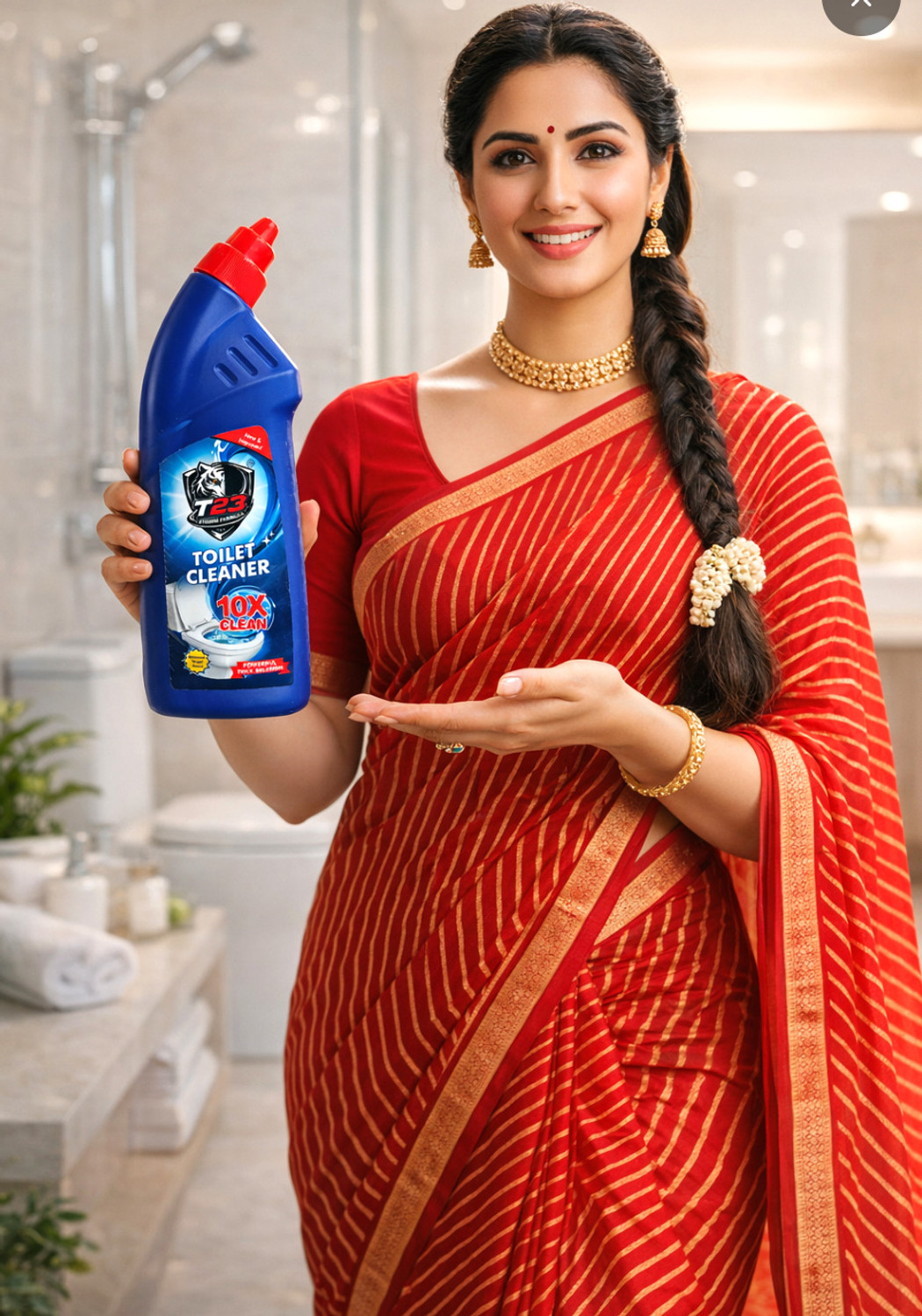 Image of t23 Toilet Cleaner Liquid 500 ml Combo Pack Regular Liquid Toilet Cleaner (2 x 500 ml)