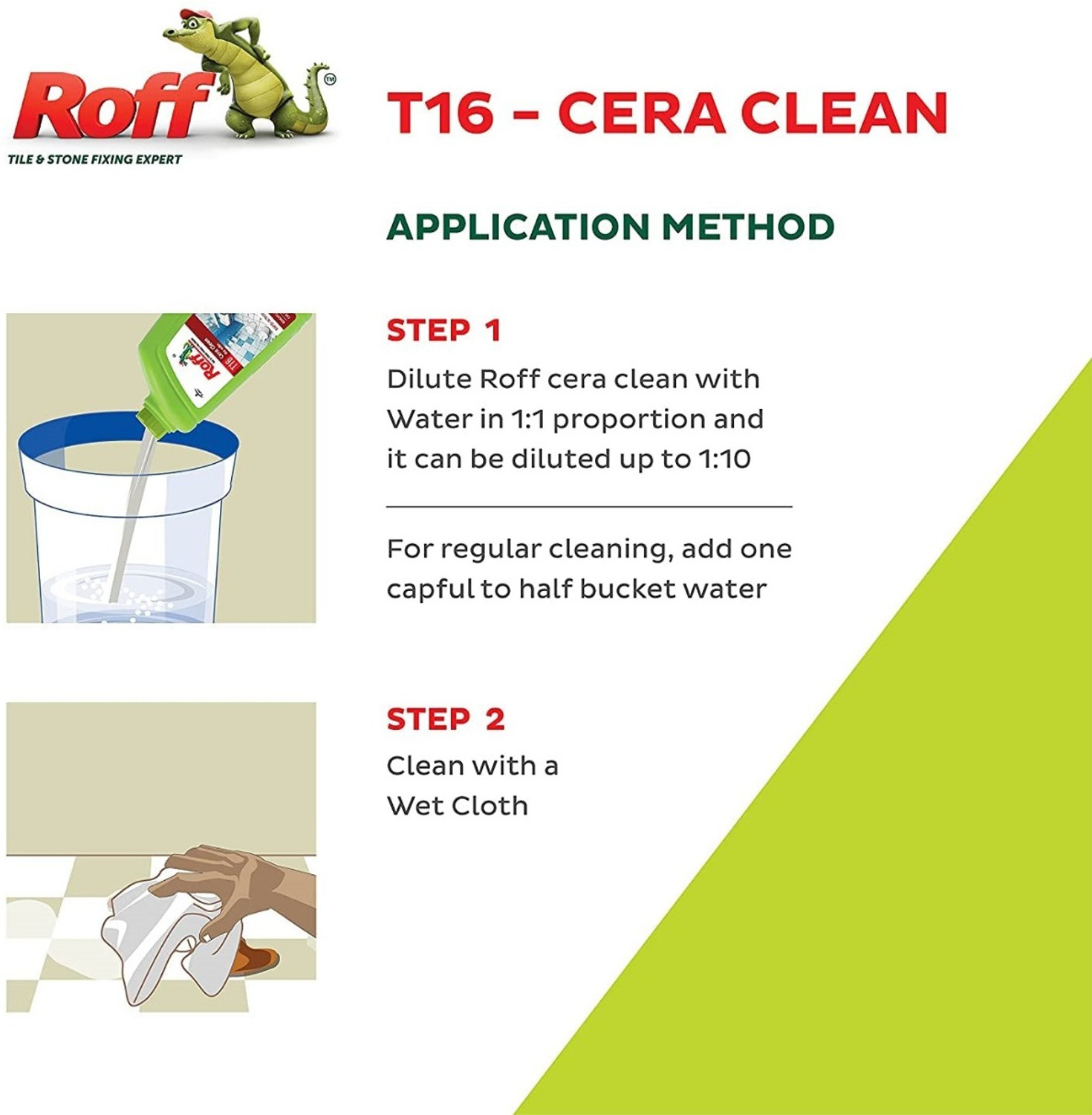 Image of roff 500mlX 2 Original Liquid Toilet Cleaner