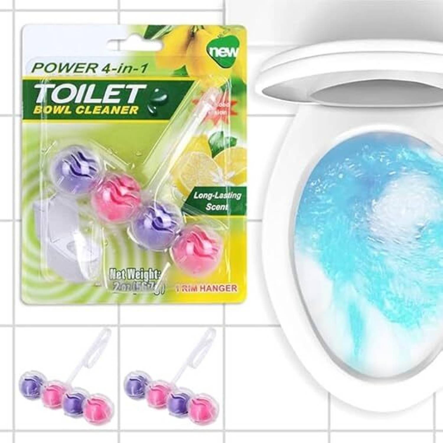 ARKONNECT Solid Toilet Rim Lemon Rim Block