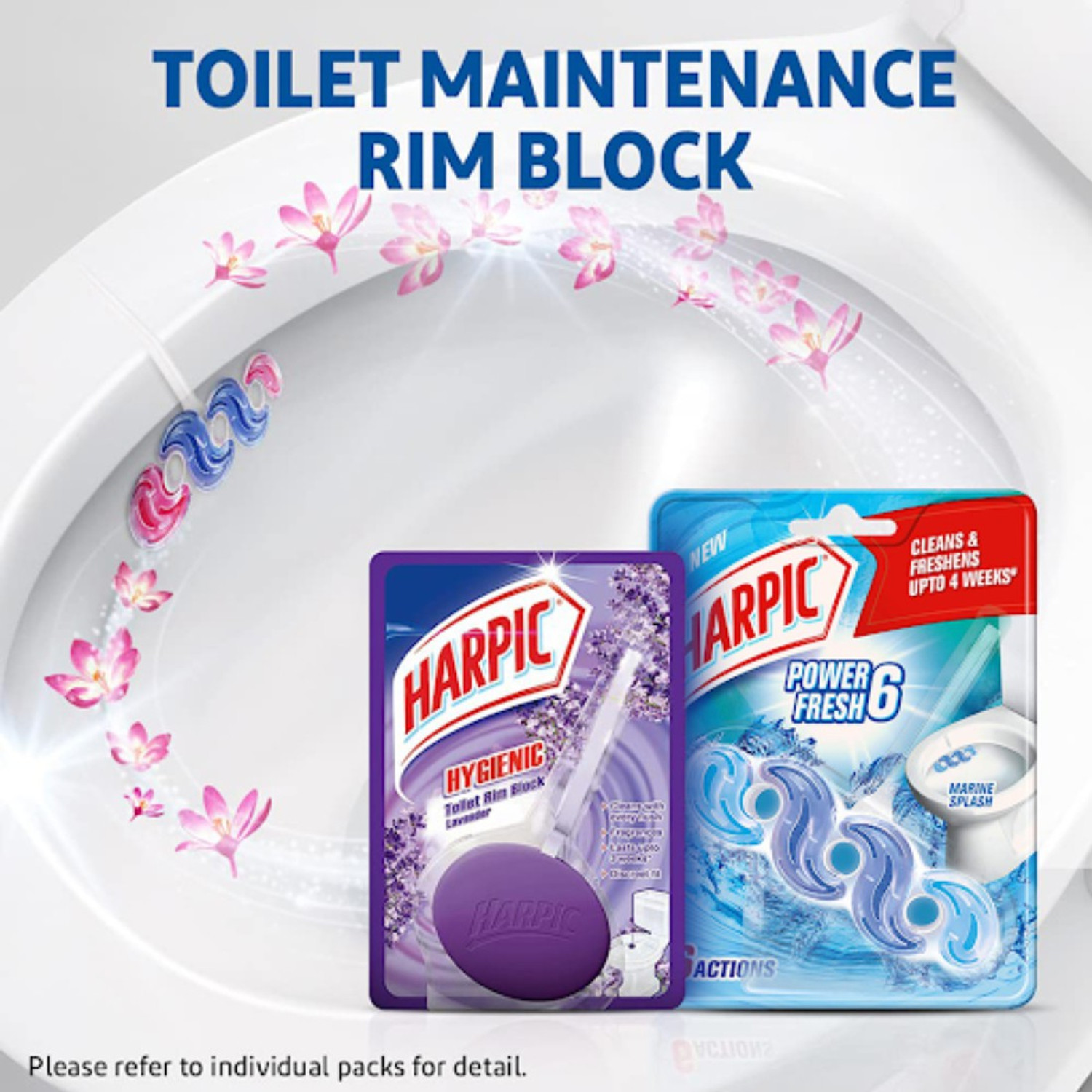 Image of Harpic Power Fresh 6 Marine Rim Block