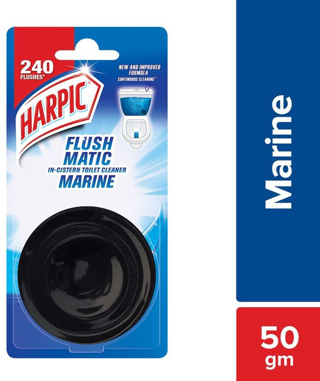 Image of Harpic Flushmatic In-Cistern Marine Block Toilet Cleaner