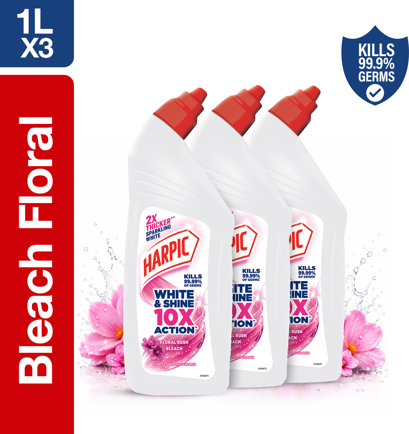 Harpic White & Shine Toilet Cleaner, Liquid, basin, commode, tile, bathroom, not phenyl Liquid Toilet Cleaner