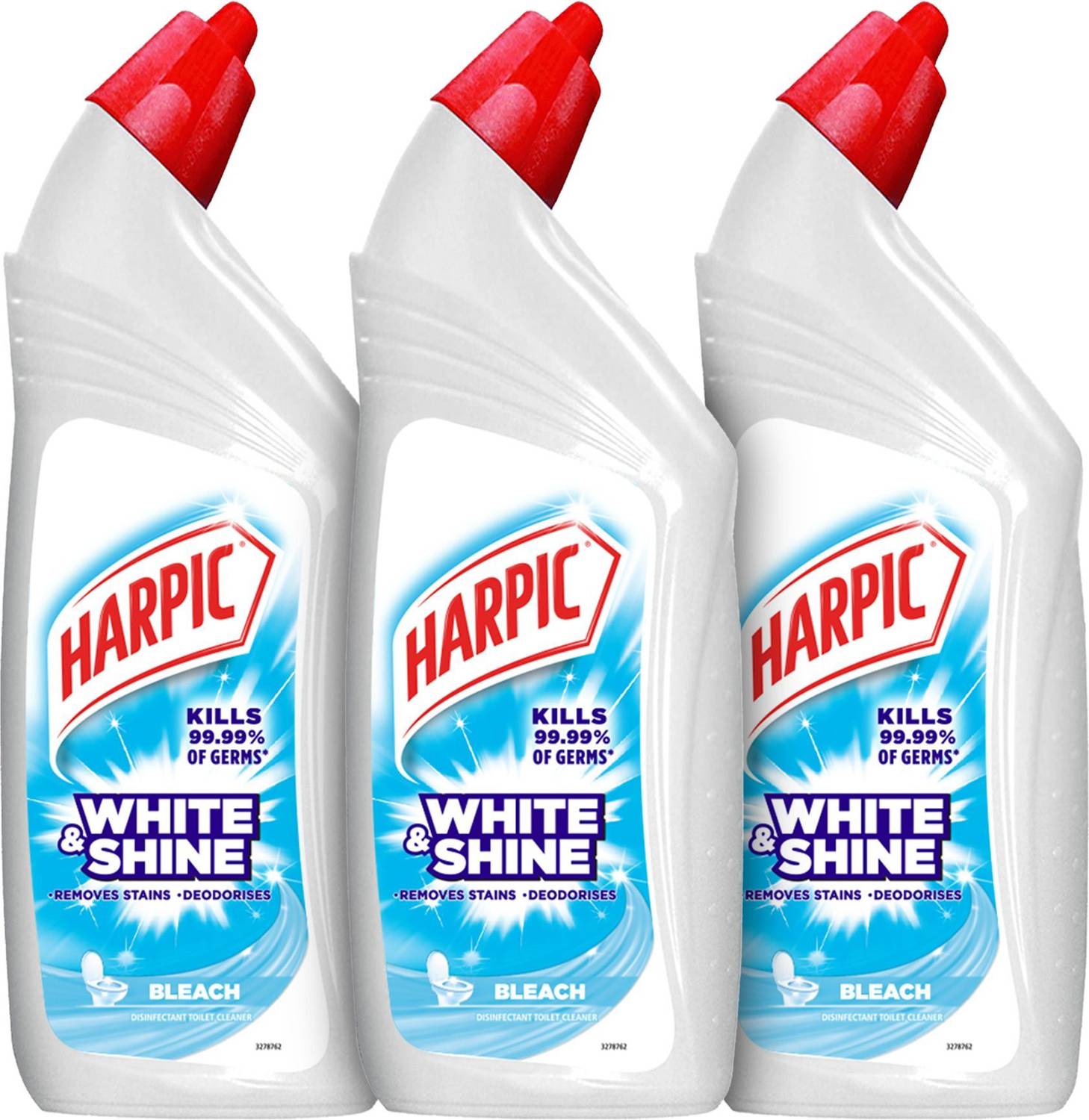 Harpic White and Shine Disinfectant Toilet Cleaner Bleach Liquid