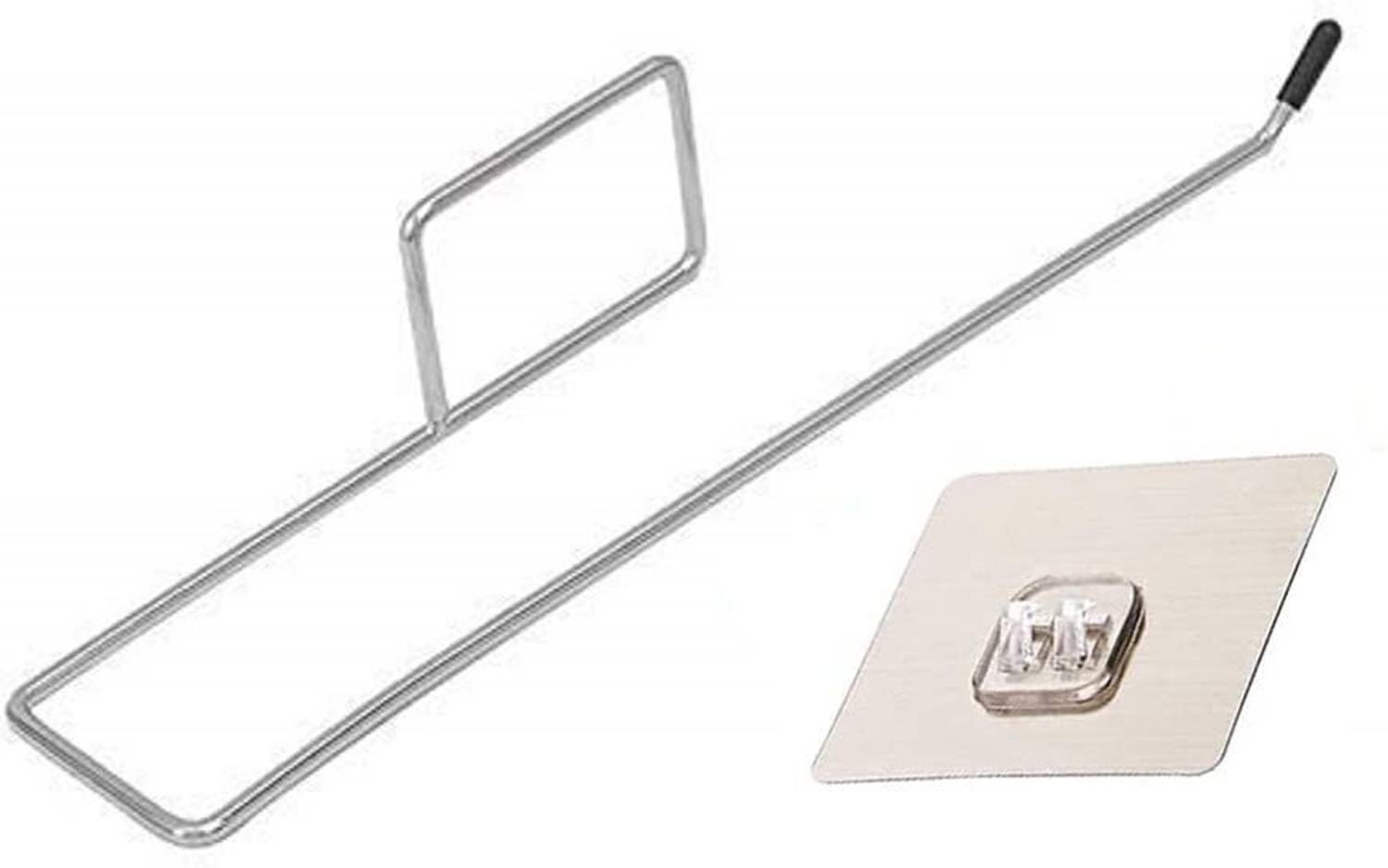 Buyer Choice Stainless Steel Paper Towel Holder Magic Adhesive Pad, Kitchen Paper Roll Holder Stainless Steel Toilet Paper Holder