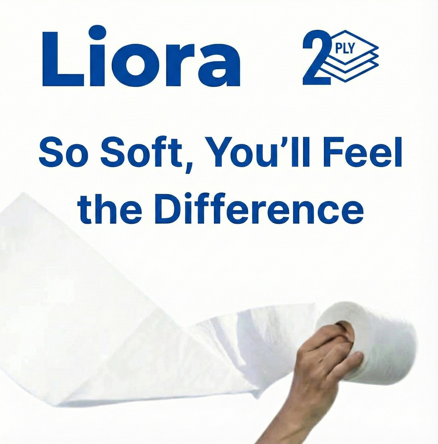 Image of Liora Ultra Soft Toilet Paper Roll | 185 Pulls x 6 Rolls Toilet Paper Roll