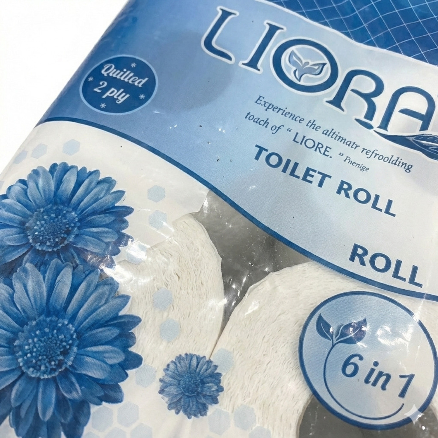 Image of Liora Ultra Soft Toilet Paper Roll | 185 Pulls x 6 Rolls Toilet Paper Roll