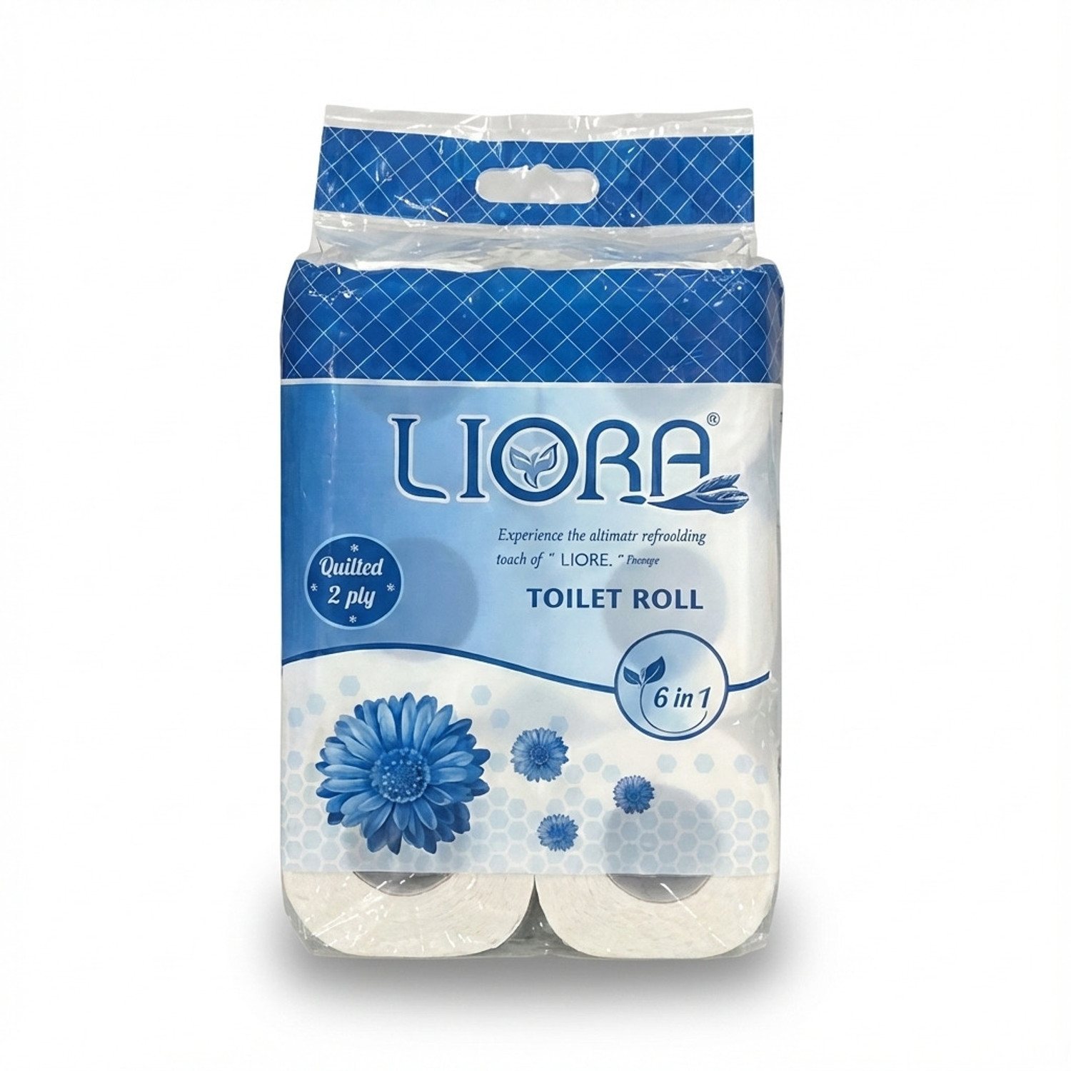 Image of Liora Ultra Soft Toilet Paper Roll | 185 Pulls x 6 Rolls Toilet Paper Roll