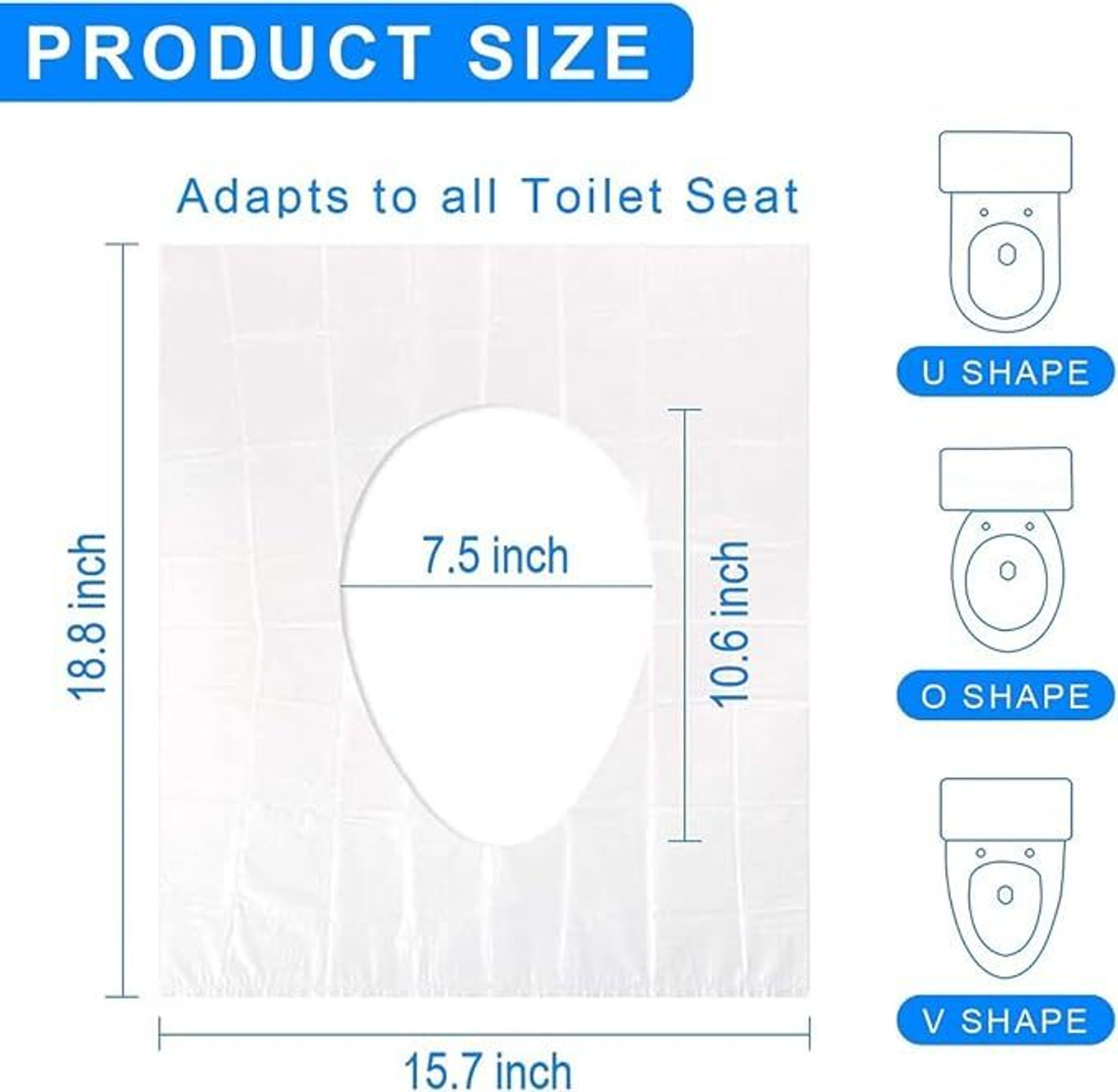 Image of SHREEYGI Plastic Toilet Seat Cover