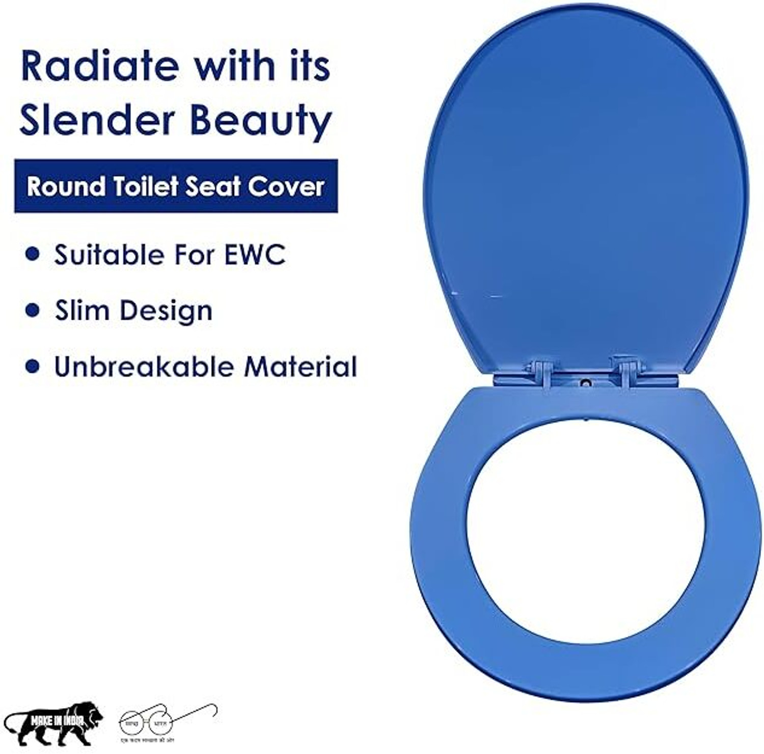 Image of Kurvo Polypropylene Toilet Seat Cover