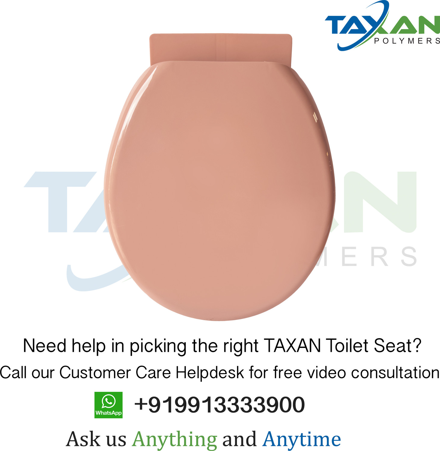 Image of TAXAN Plastic Toilet Seat Cover