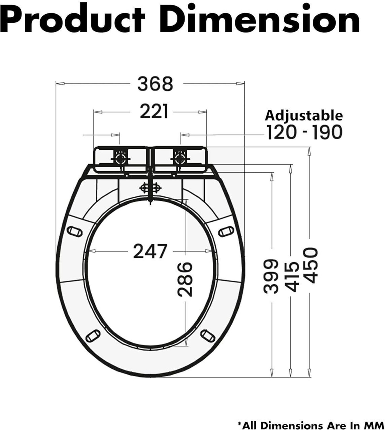 Image of Frap Plastic Toilet Seat Cover