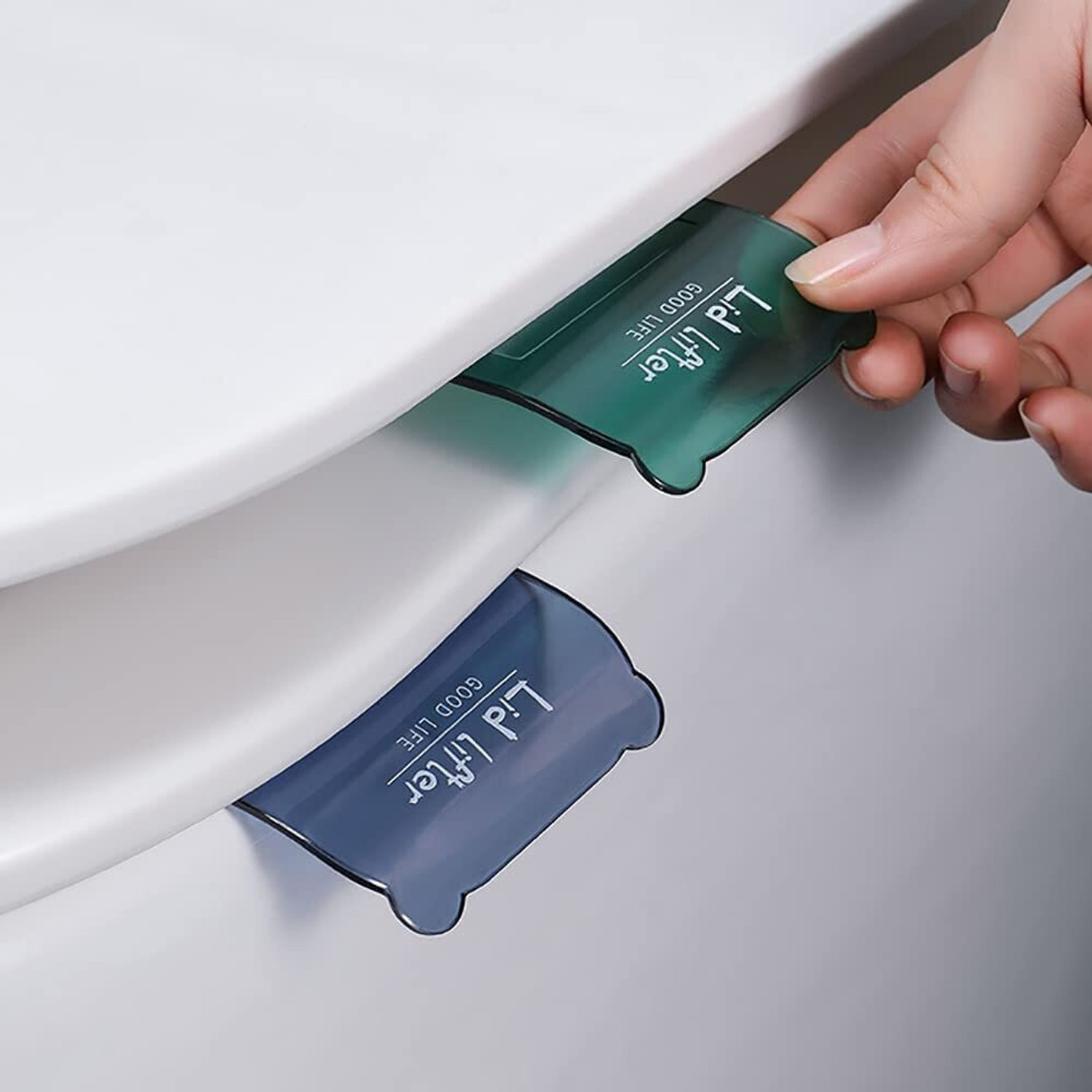 Image of YTM 2 Pcs Toilet Seat Handle, Lid Lifter, Toilet Cover Lifter, Toilet Seat Lifter Custom Fit Toilet Seat Lid Lock