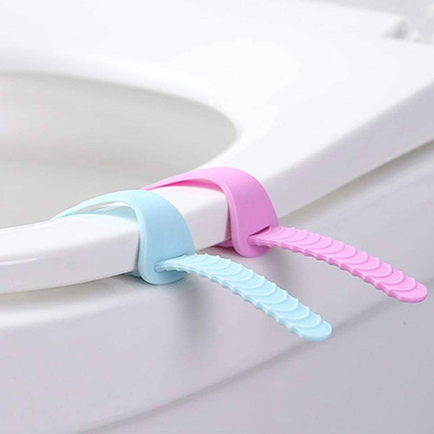 9Up Toilet Seat Lifter Self-Adhesive Toilet Seat Holder Avoid Direct Cover & Seat Custom Fit Toilet Seat Lid Lock
