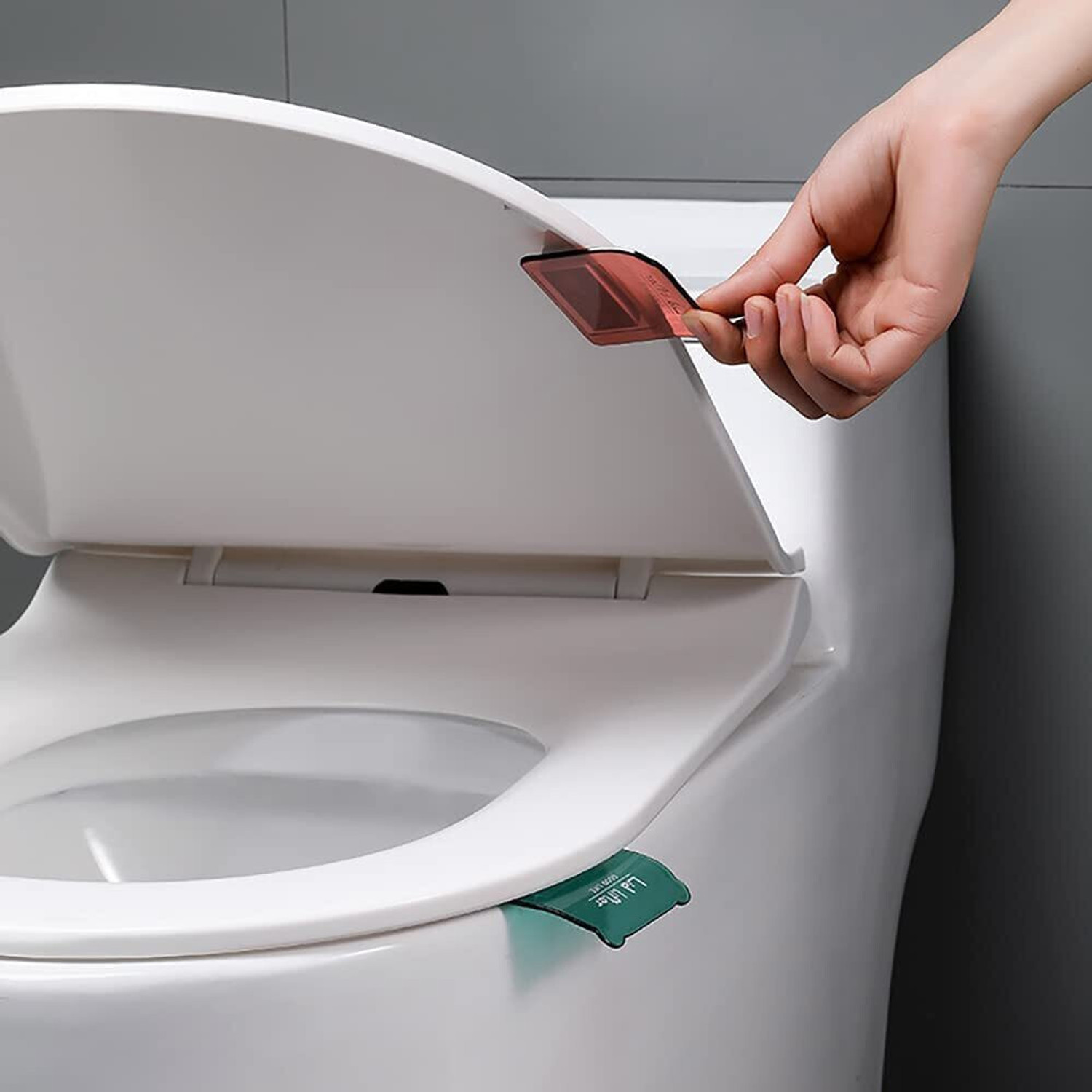 Image of YTM 2 Pcs Toilet Seat Handle, Lid Lifter, Toilet Cover Lifter, Toilet Seat Lifter Custom Fit Toilet Seat Lid Lock