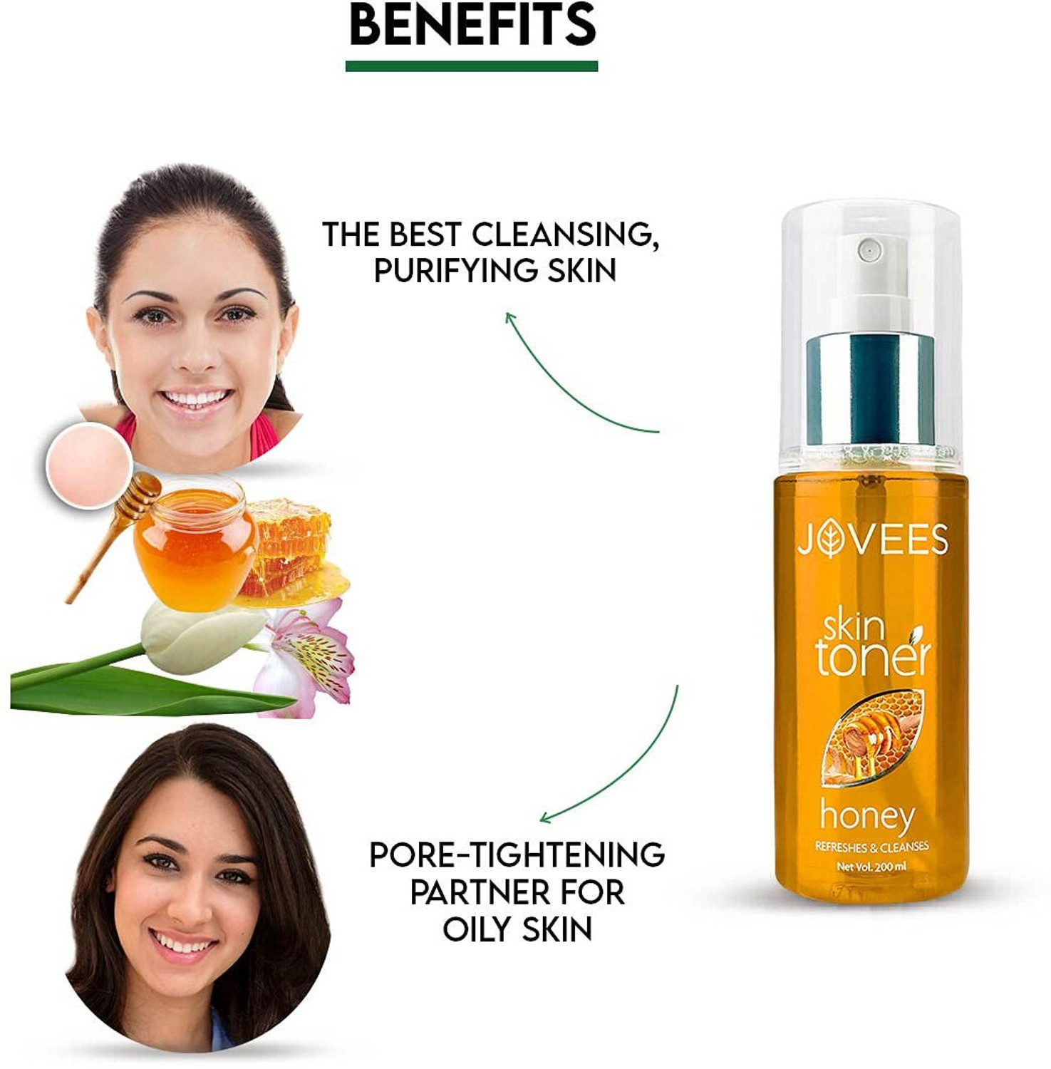 Image of JOVEES Honey Skin Toner Men & Women