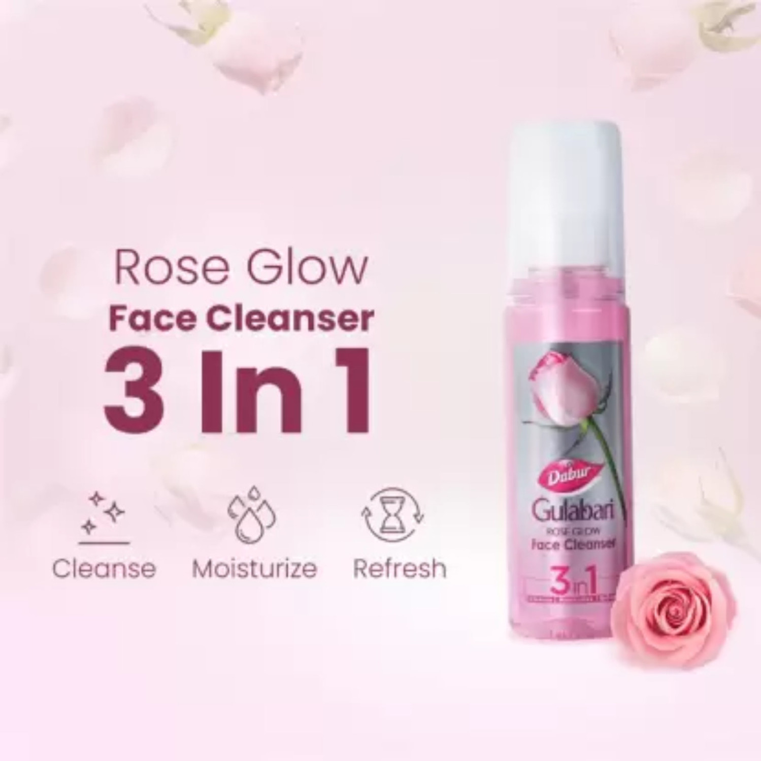 Image of Dabur GULABARI ROSE WATER SPRAY 100ML EACH (200 ml) Men & Women (200 ml)