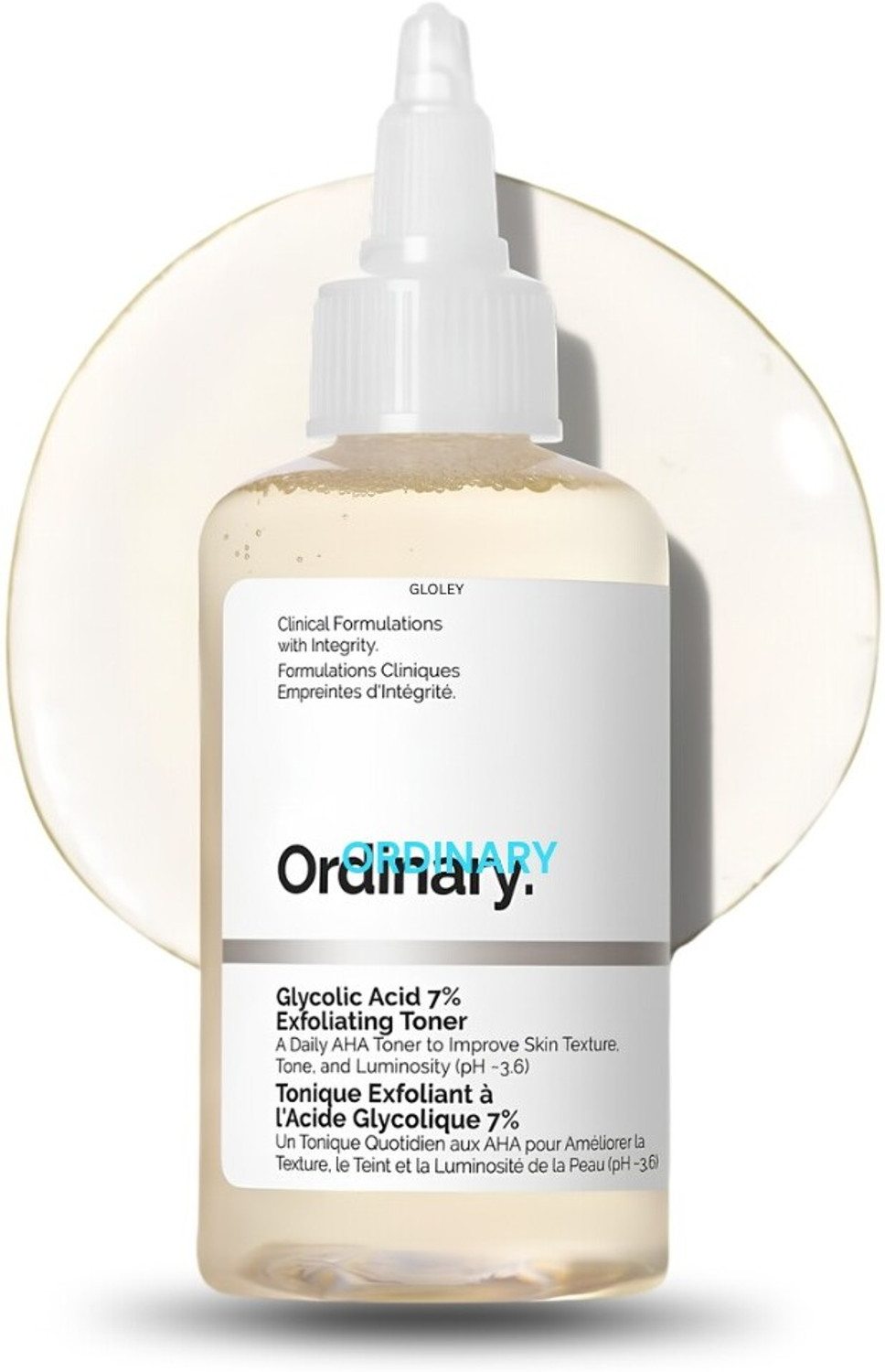 Image of GLOLEY Ordinary The Glycolic Acid 7% Exfoliating Toner for Face & Body 240ml 254 Men & Women