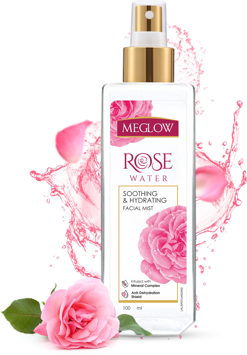 Image of meglow Rose Water Toner Mist Spray | Gulab Jal for Glowing Skin for Men & Women Men & Women