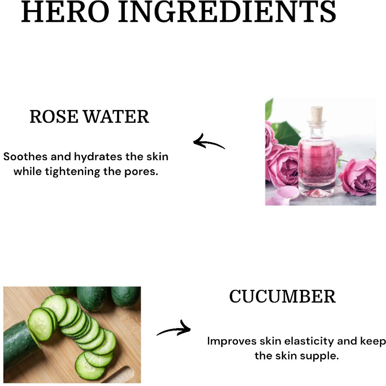 Image of freshoak Rose Water Herbal Facial Toner | Ayurvedic Gulab Jal Spray For Face Men & Women