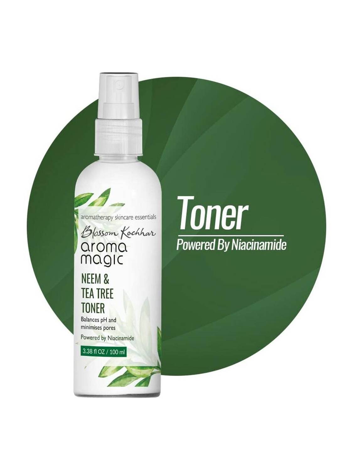 Aroma Magic Neem & Tea Tree Toner | Unclog Pores & Brighten Skin |For Oily & Acne Prone Skin Men & Women