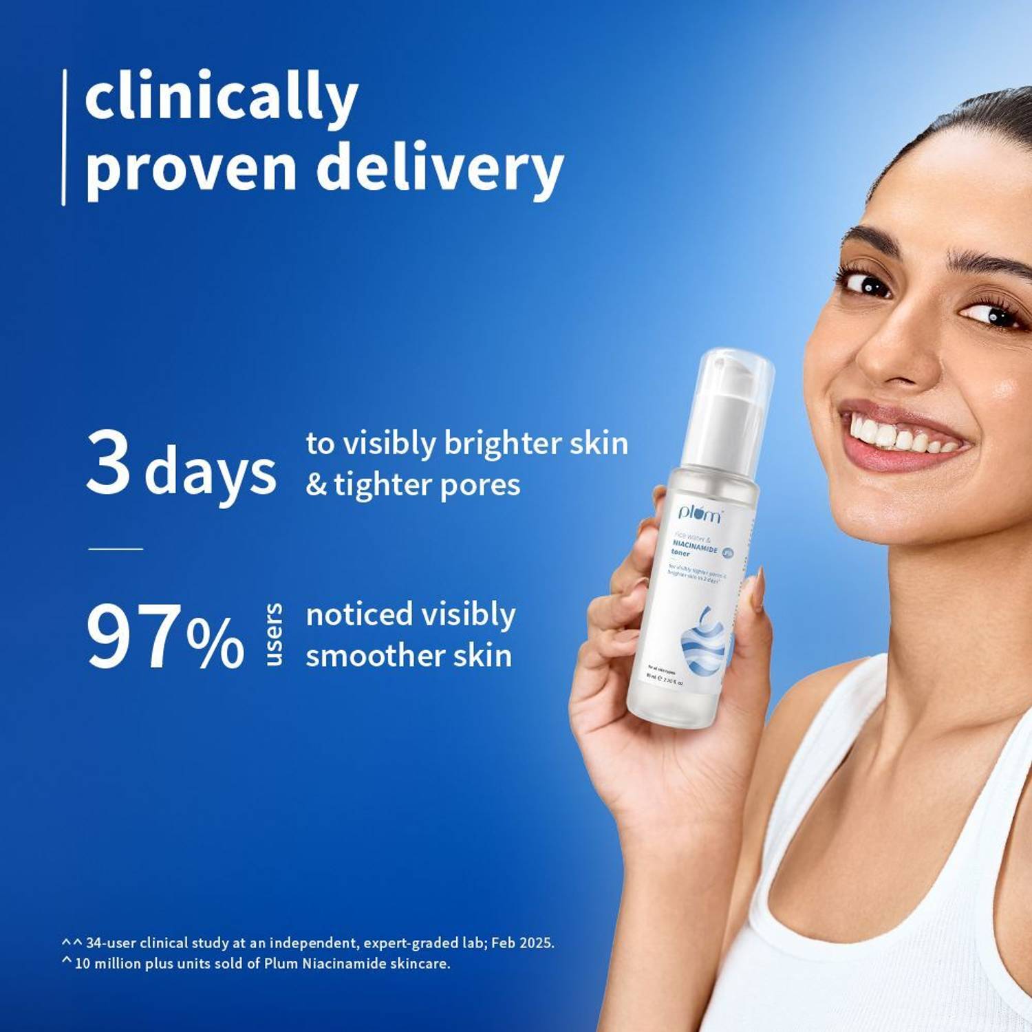 Plum 3% Niacinamide & Rice Water Face Toner - Image 2