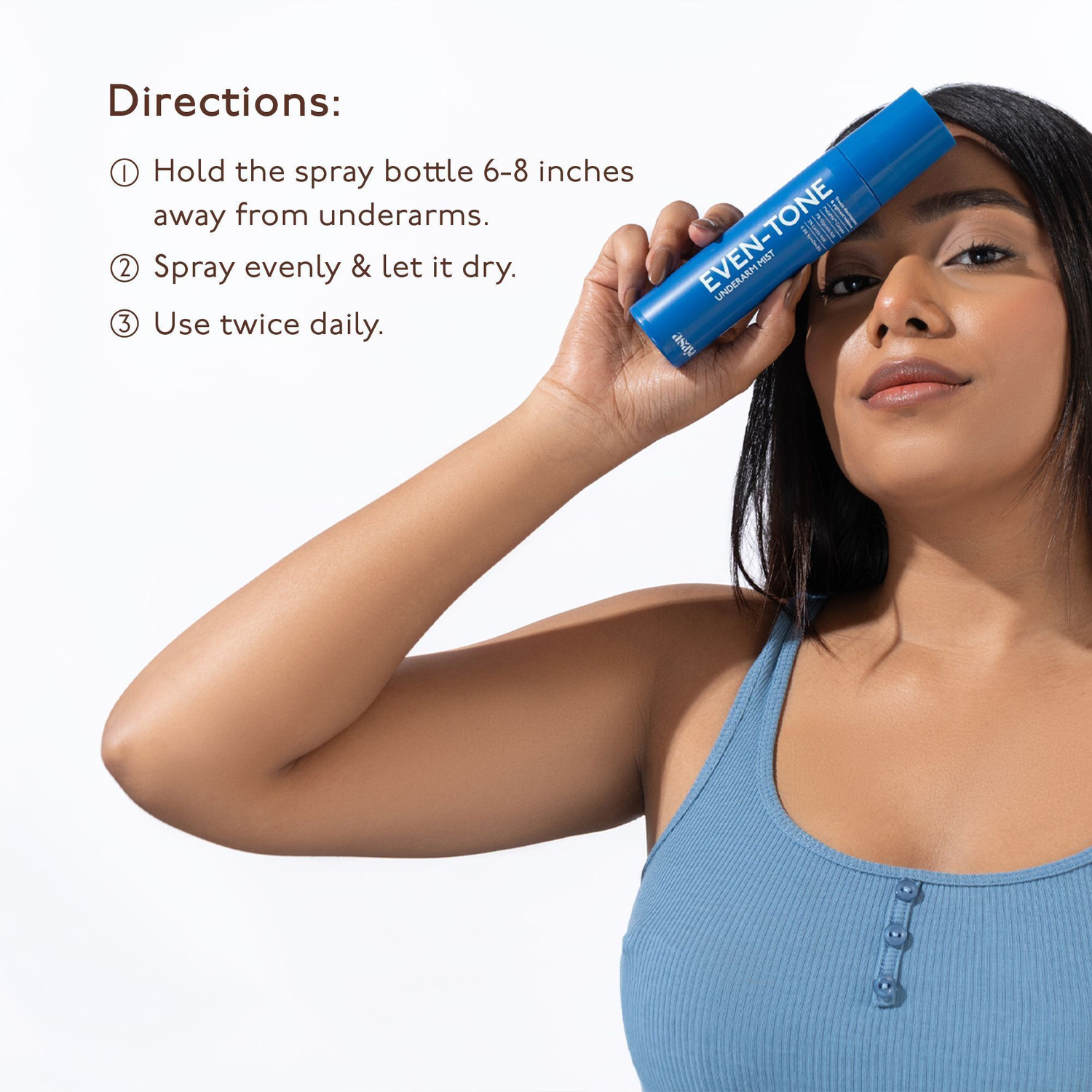 Image of asaya Even Tone Underarm Mist Spray with Glycolic Acid for dark underarms, Men & Women Men & Women