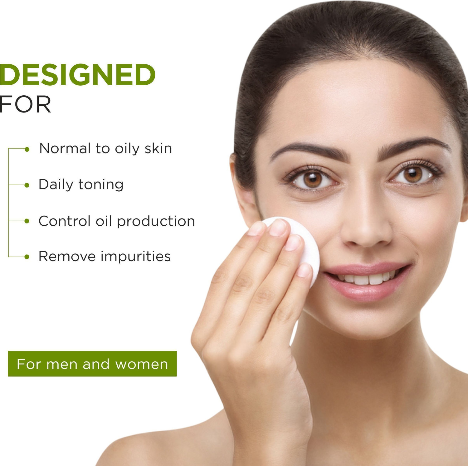 Image of Oshea Herbals Teatree Face Toner Controls Oil, Hydrates & Minimises Pores Men & Women