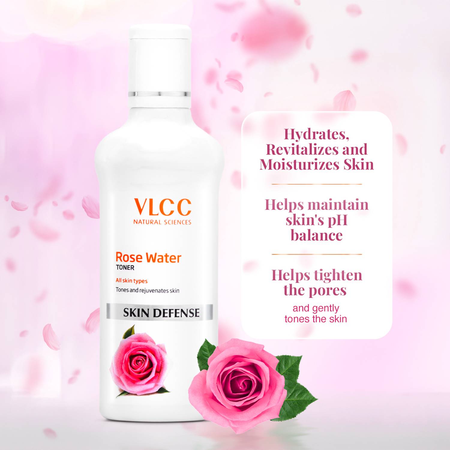 VLCC Rose Water Toner 100 ml - Image 4