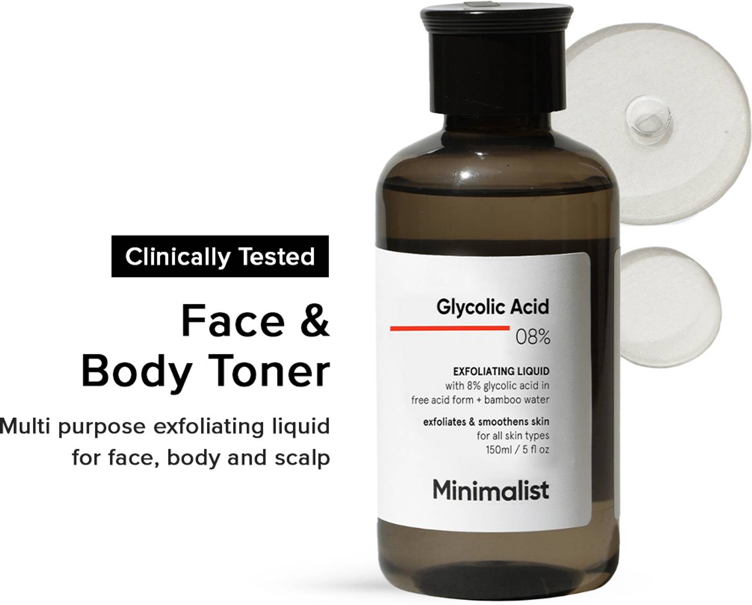 Minimalist 8% Glycolic Acid Toner