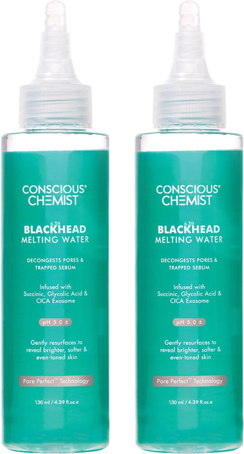 Image of Conscious Chemist Blackhead Melting Water | Succinic, Glycolic Acid & CICA Exosome. Smooth Pores Men & Women
