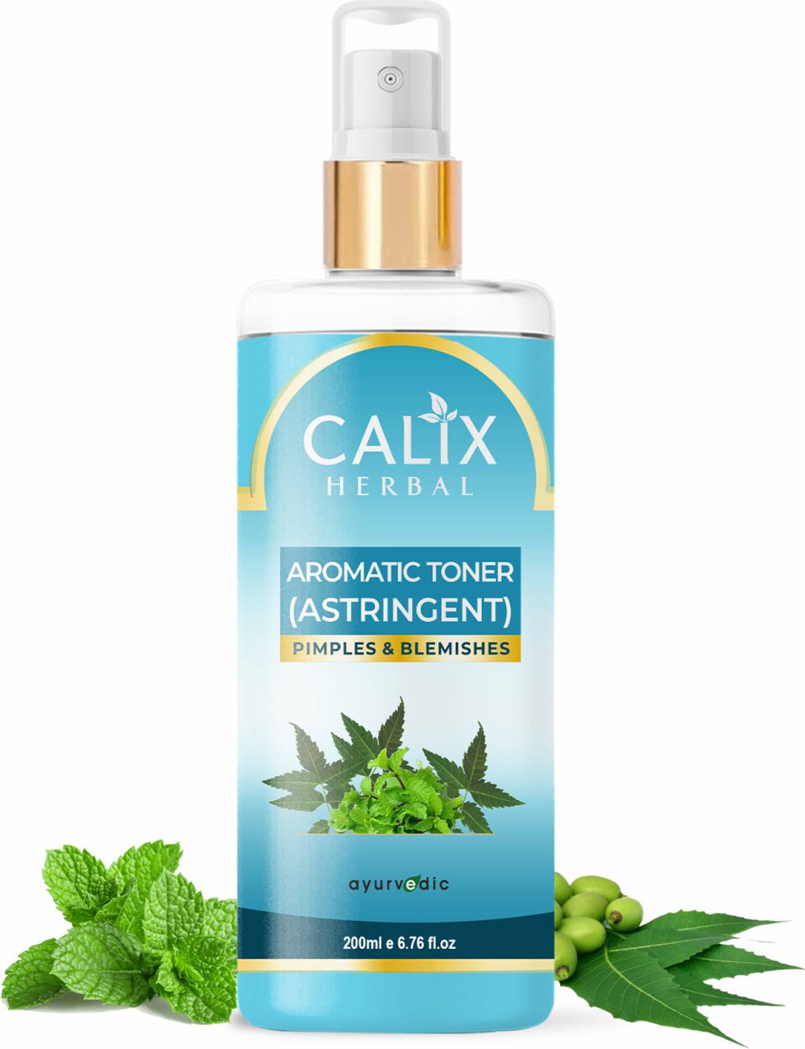 calix Herbal Organic & Ayurvedic Aromatic Toner Help To Prevent Pimples & Blemishes For Women & Men All Skin Types Men & Women