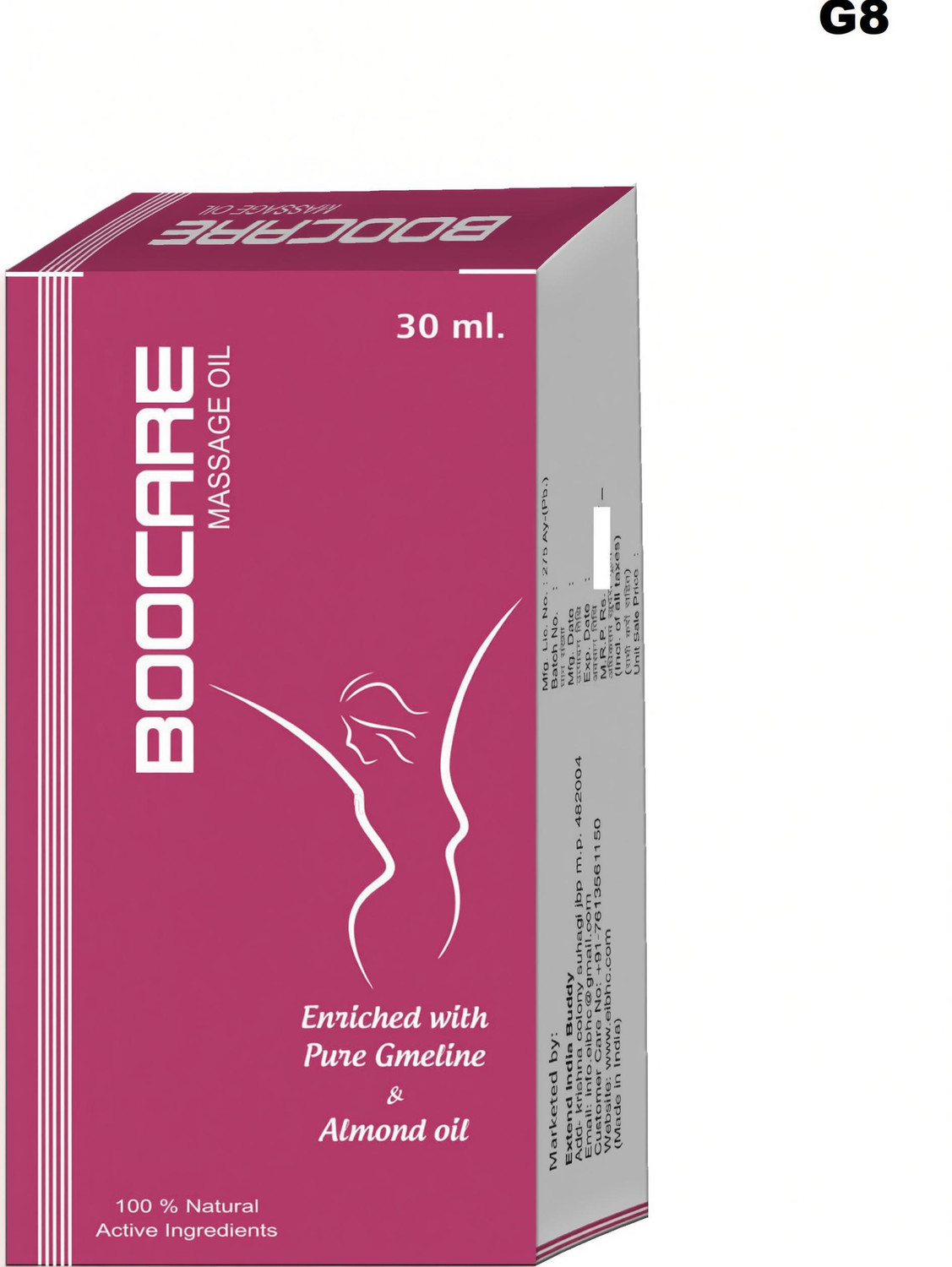 EIBHC 100% Natural Body Toner Boocare Oil for Women its helps in growth Women
