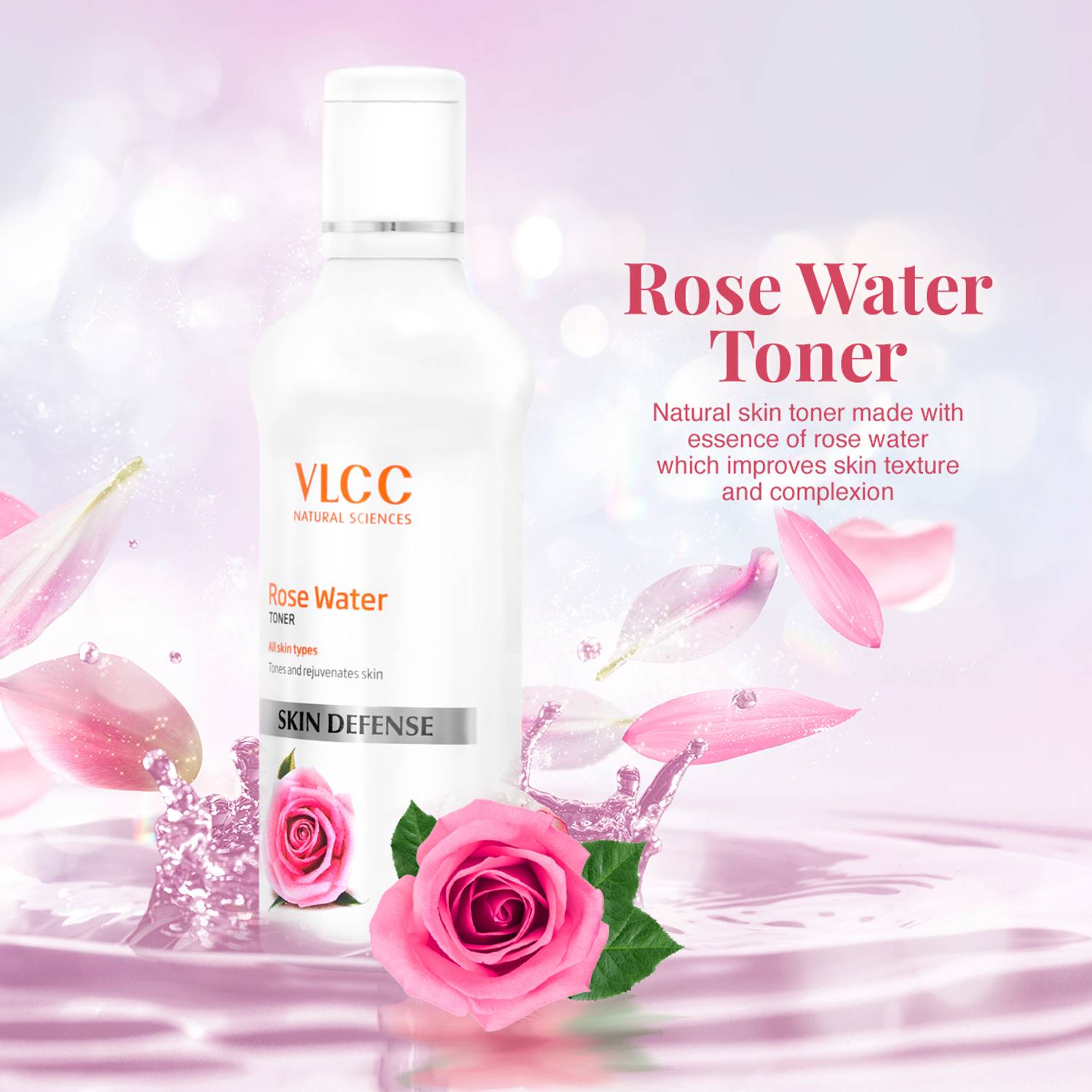 VLCC Rose Water Toner 100 ml - Image 3