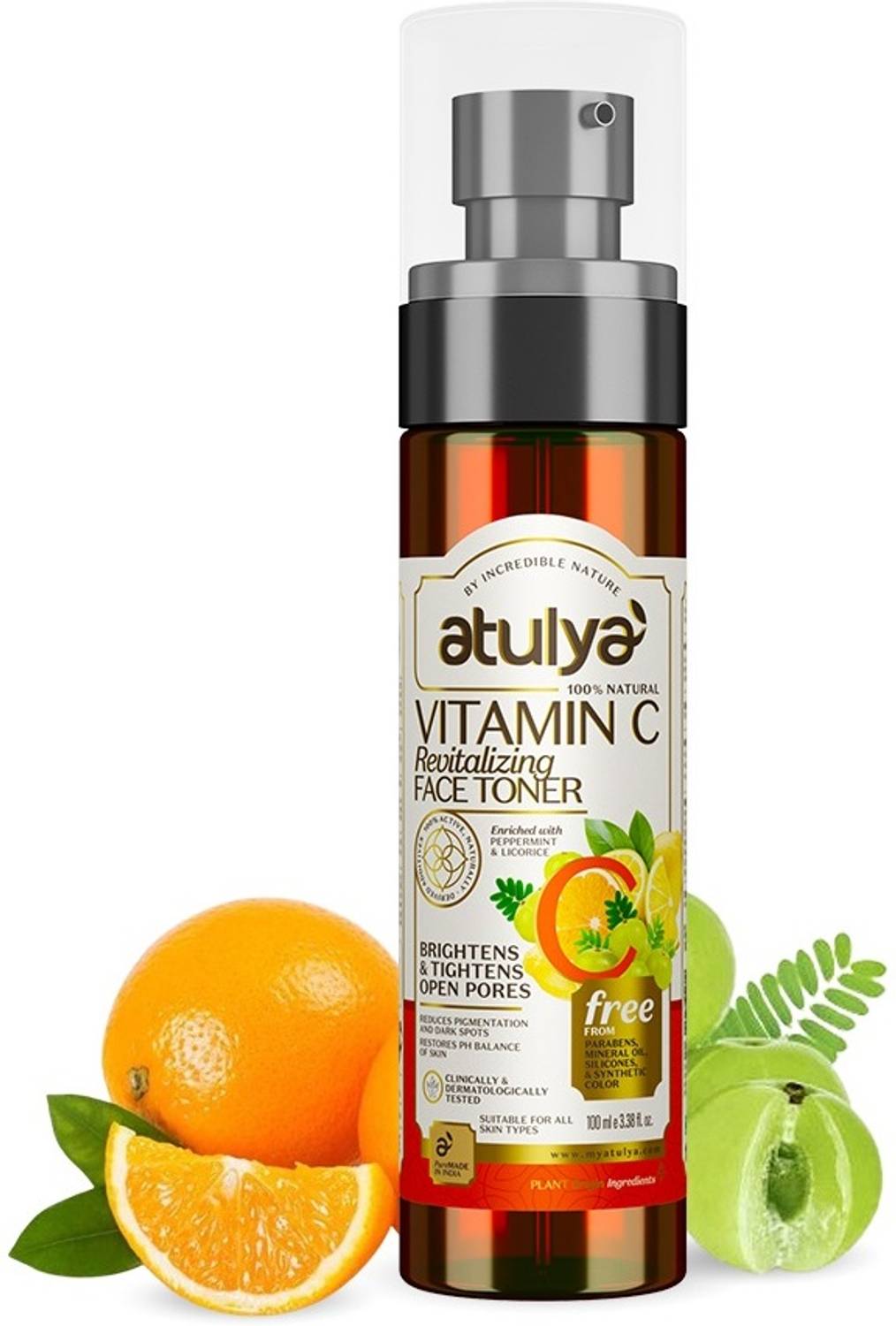 Atulya Vitamin C Face Toner, SLS & Paraben Free | Brighten Skin Tone, Men & Women