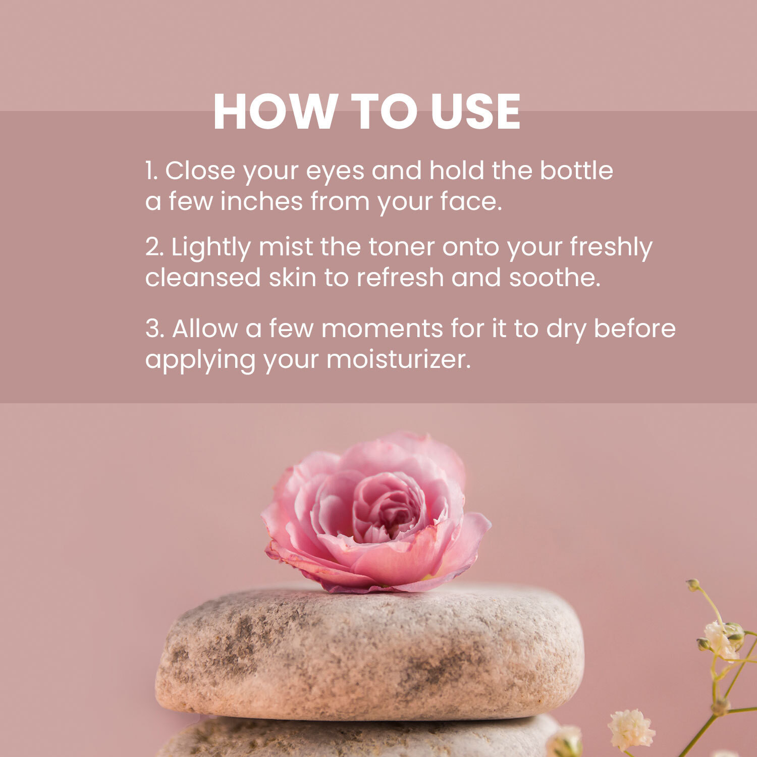 Image of aromamusk 100% Organic & Natural Premium Rose Water For Face & Skin (No Alcohol, Chemical & Paraben Free ) Pack Of 2 Men & Women
