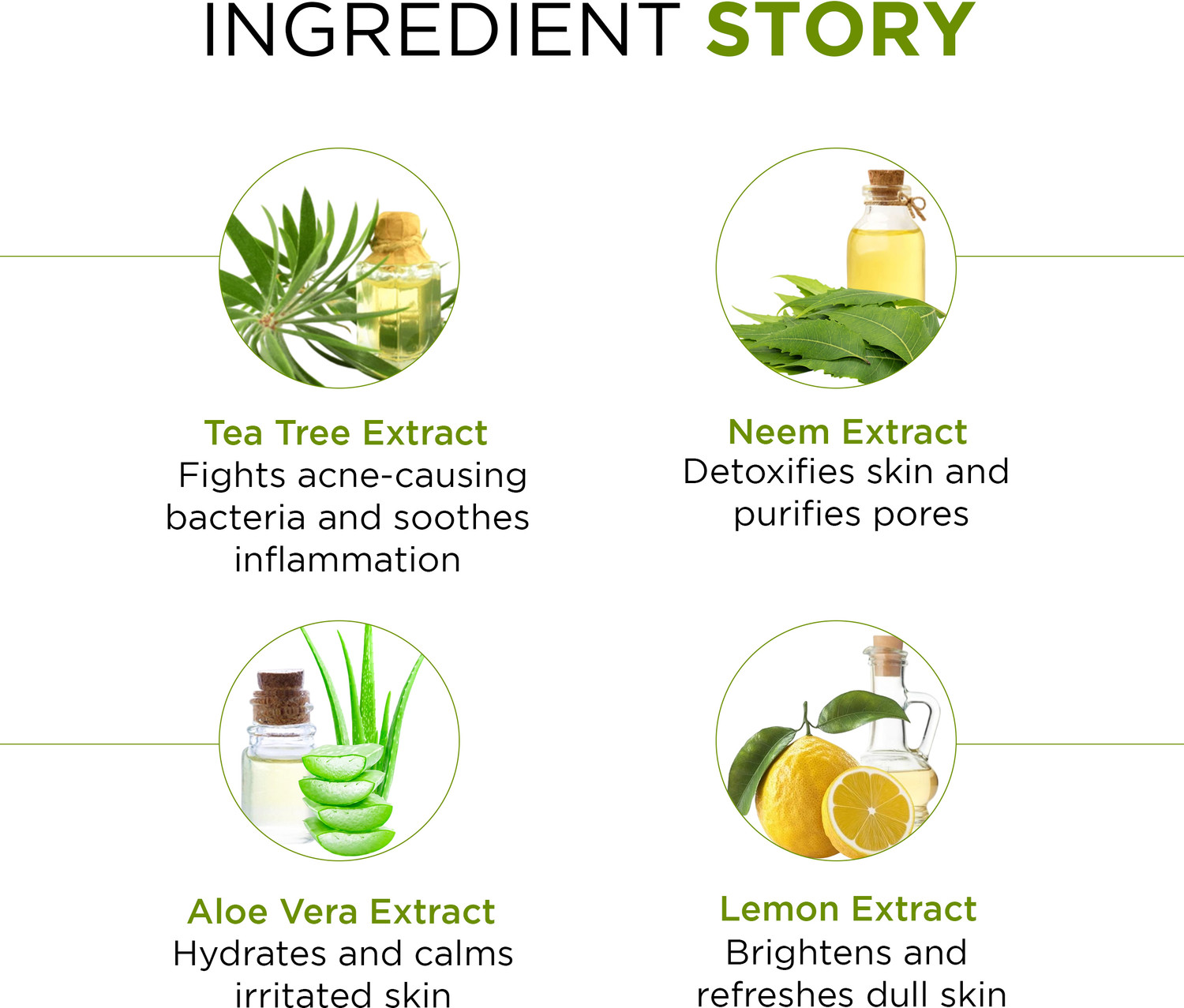 Image of Oshea Herbals Teatree Face Toner Controls Oil, Hydrates & Minimises Pores 120mlx2 Men & Women