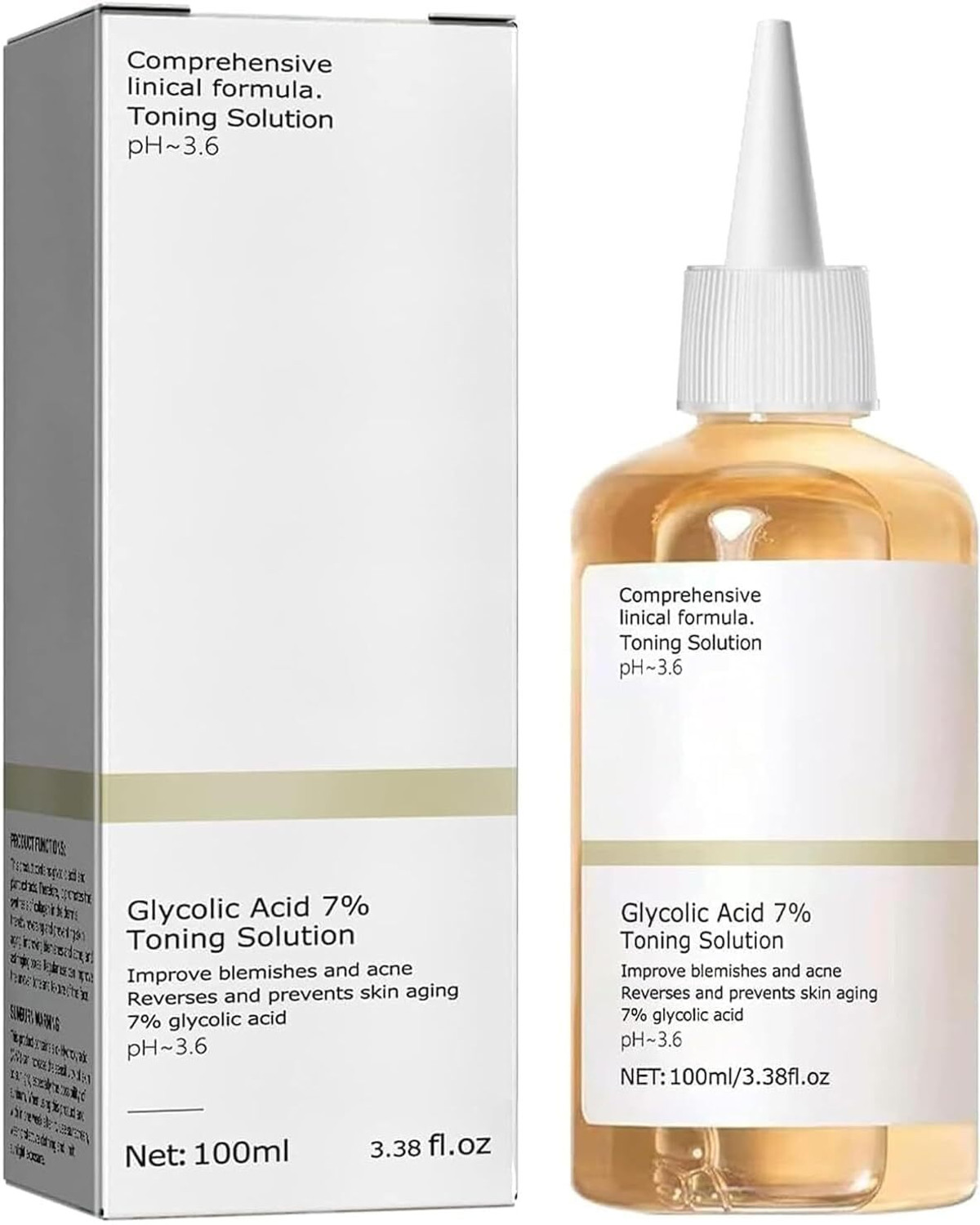 Image of TOOVUS Glycolic Acid 7%Toner,Resurfacing SolutionFacial Exfoliation Your Skin Men & Women