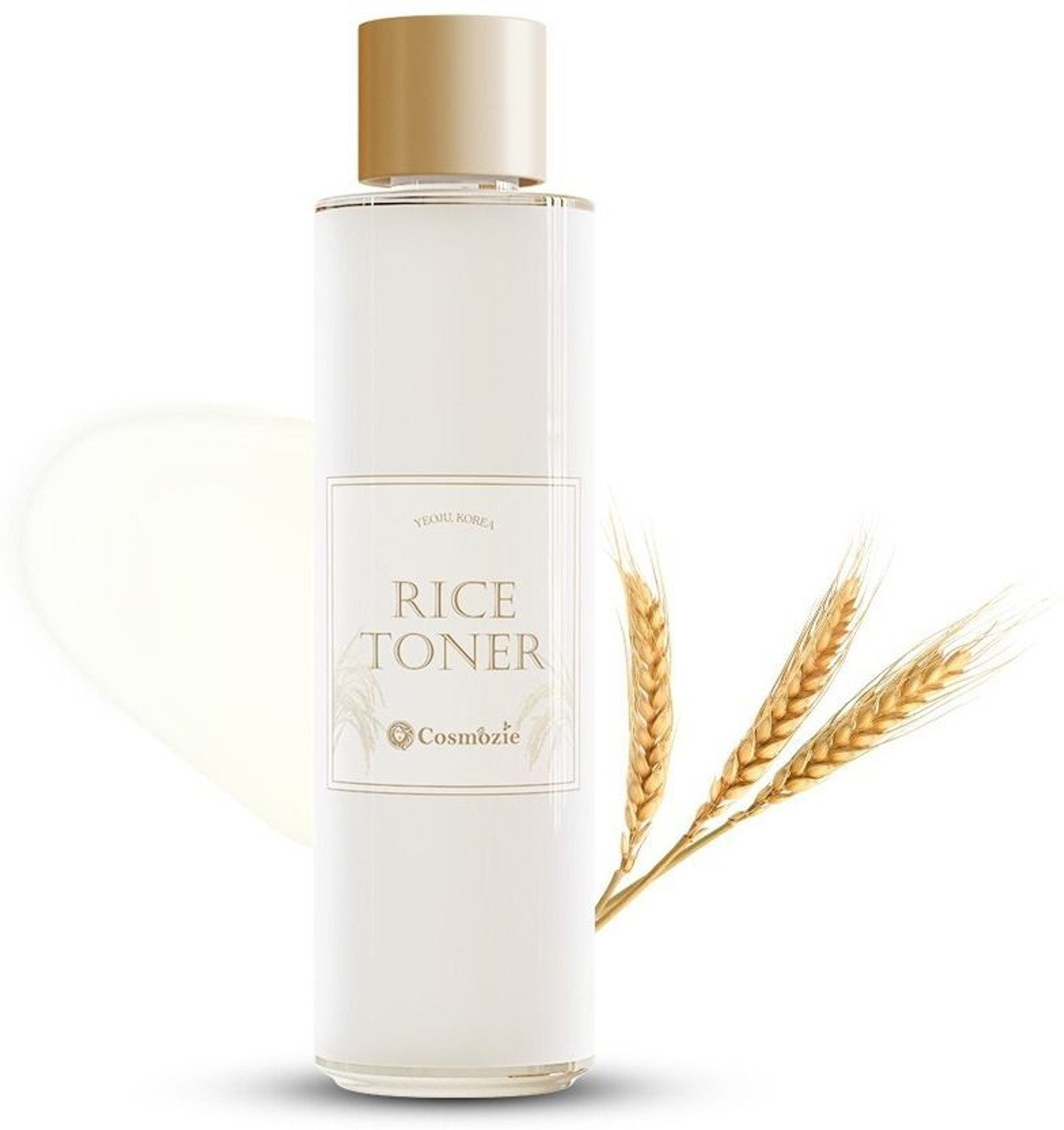 Image of Cosmozie Rice Toner Mini | Hydrating & Brightening Milky Toner for Glowing Skin (100 ml) Men & Women