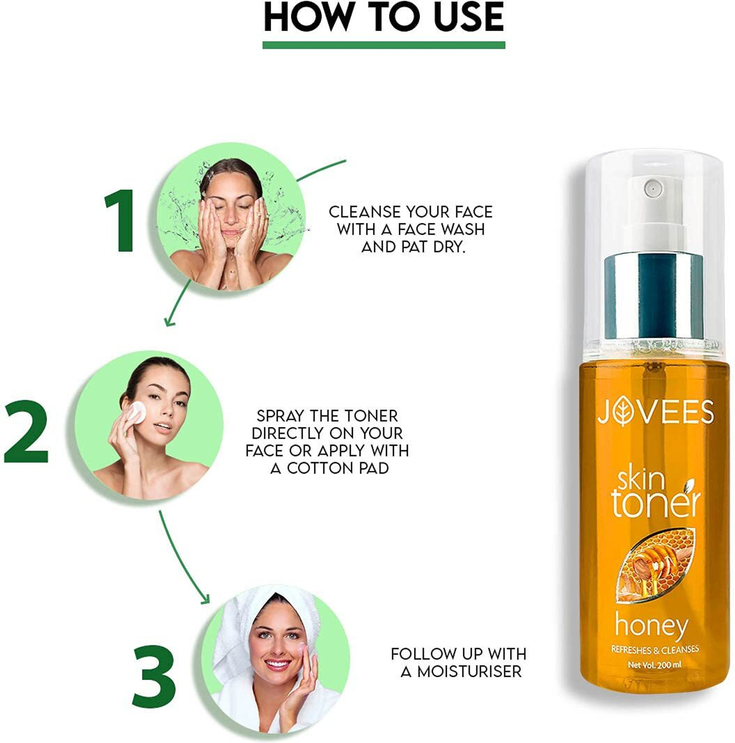 Image of JOVEES Honey Skin Toner Men & Women