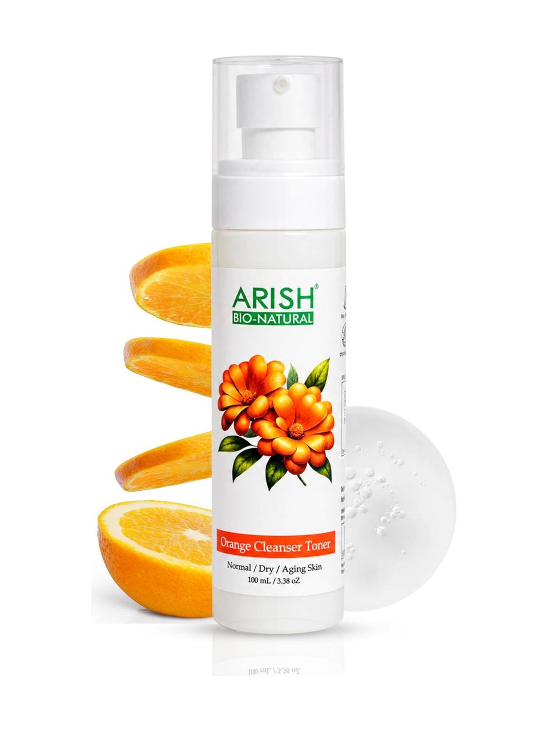ARISH BIO-NATURAL Orange Cleanser Toner Men & Women