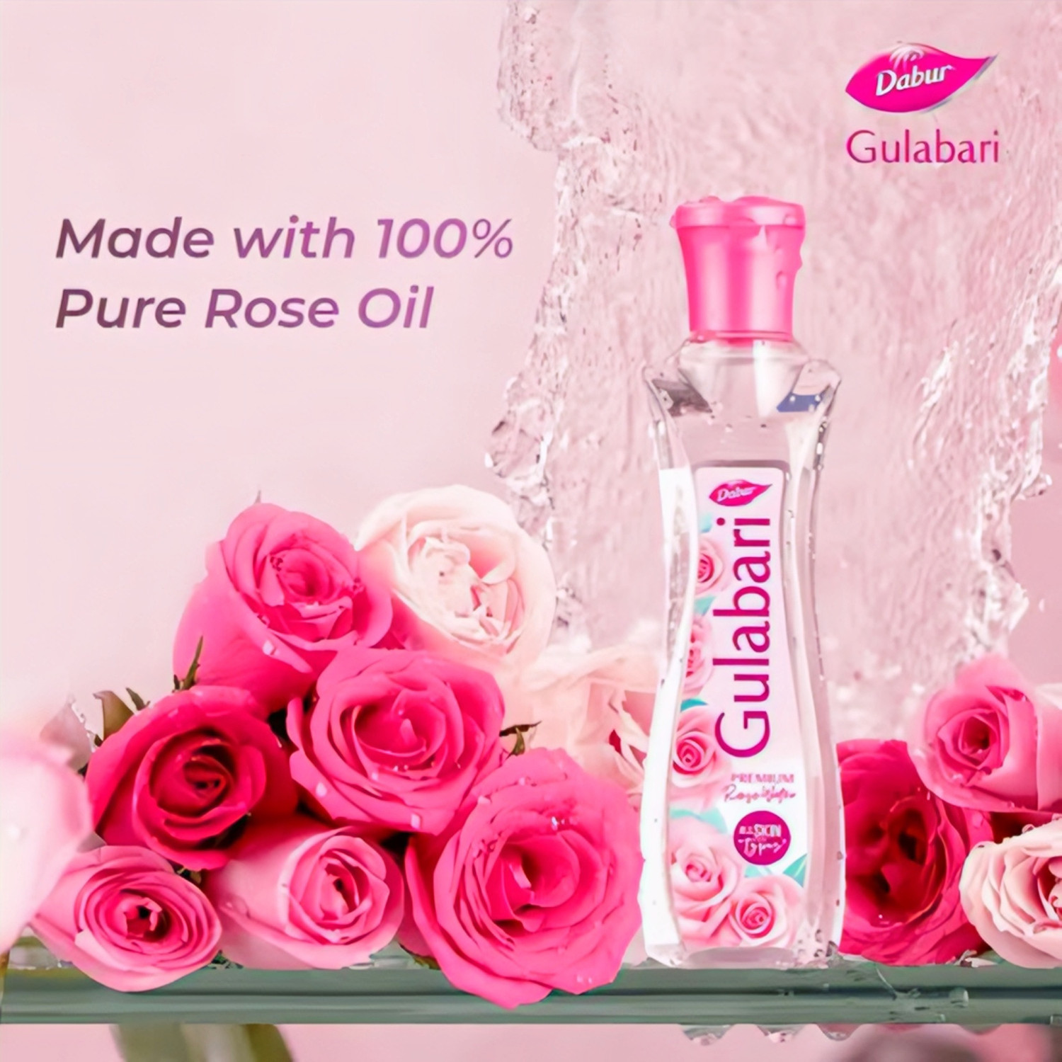 Image of Dabur GULABARI ROSE WATER 398ML Men & Women