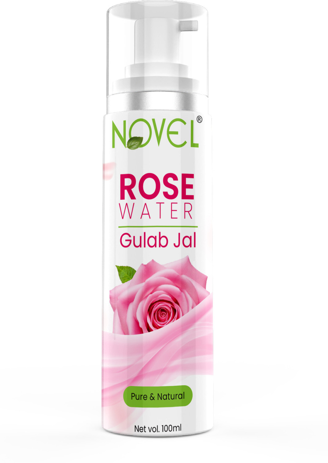 Image of NOVEL Pure and Natural Rose Water Gulab Jal for Face Men & Women