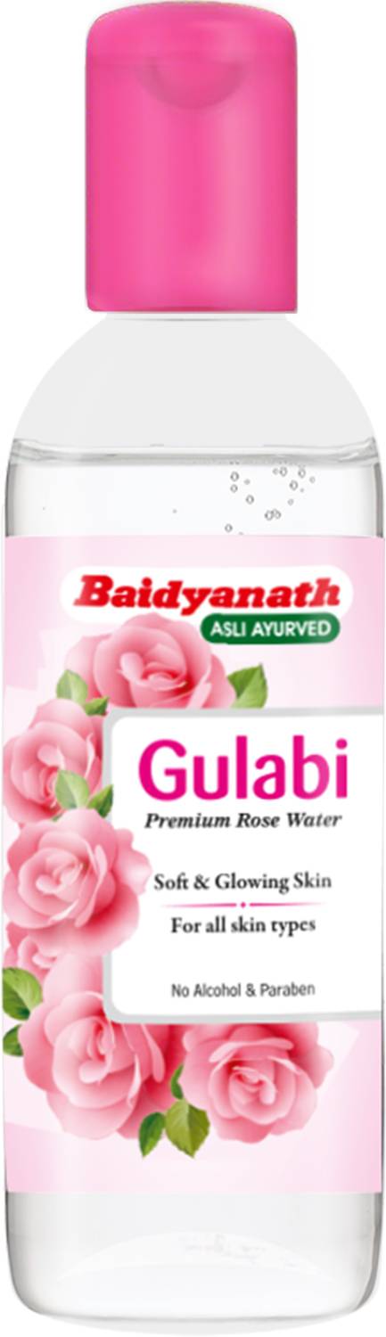 Baidyanath Gulabi Rose Water | Premium Rose Water | Soft and Glowing Skin | All Skin Type Men & Women