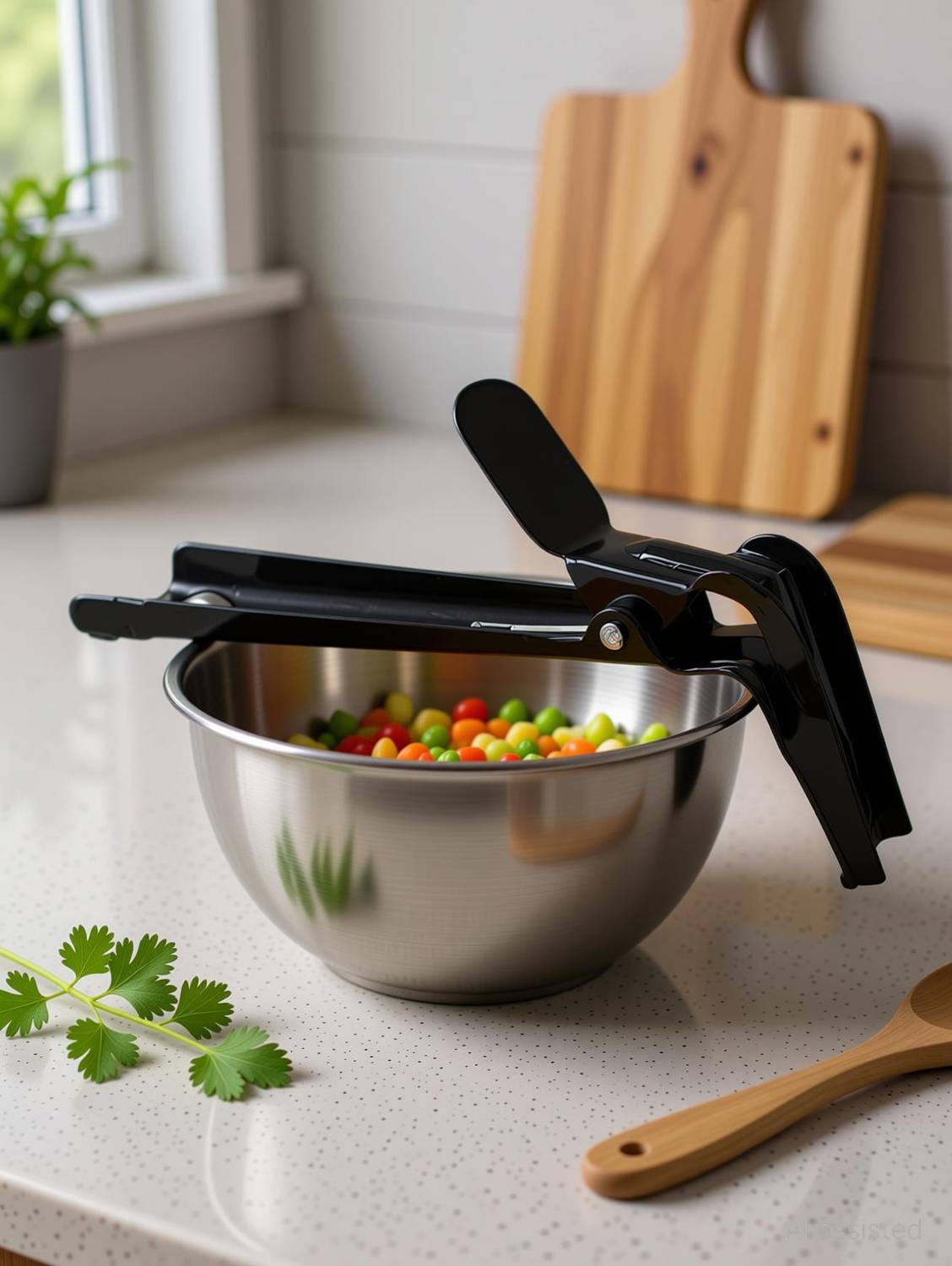 Brunchy Black Wire Lifter Pakkad – Aluminium Heat-Resistant Tong for Kitchen Use Grip Pro Tong 16 cm Utility Pakkad