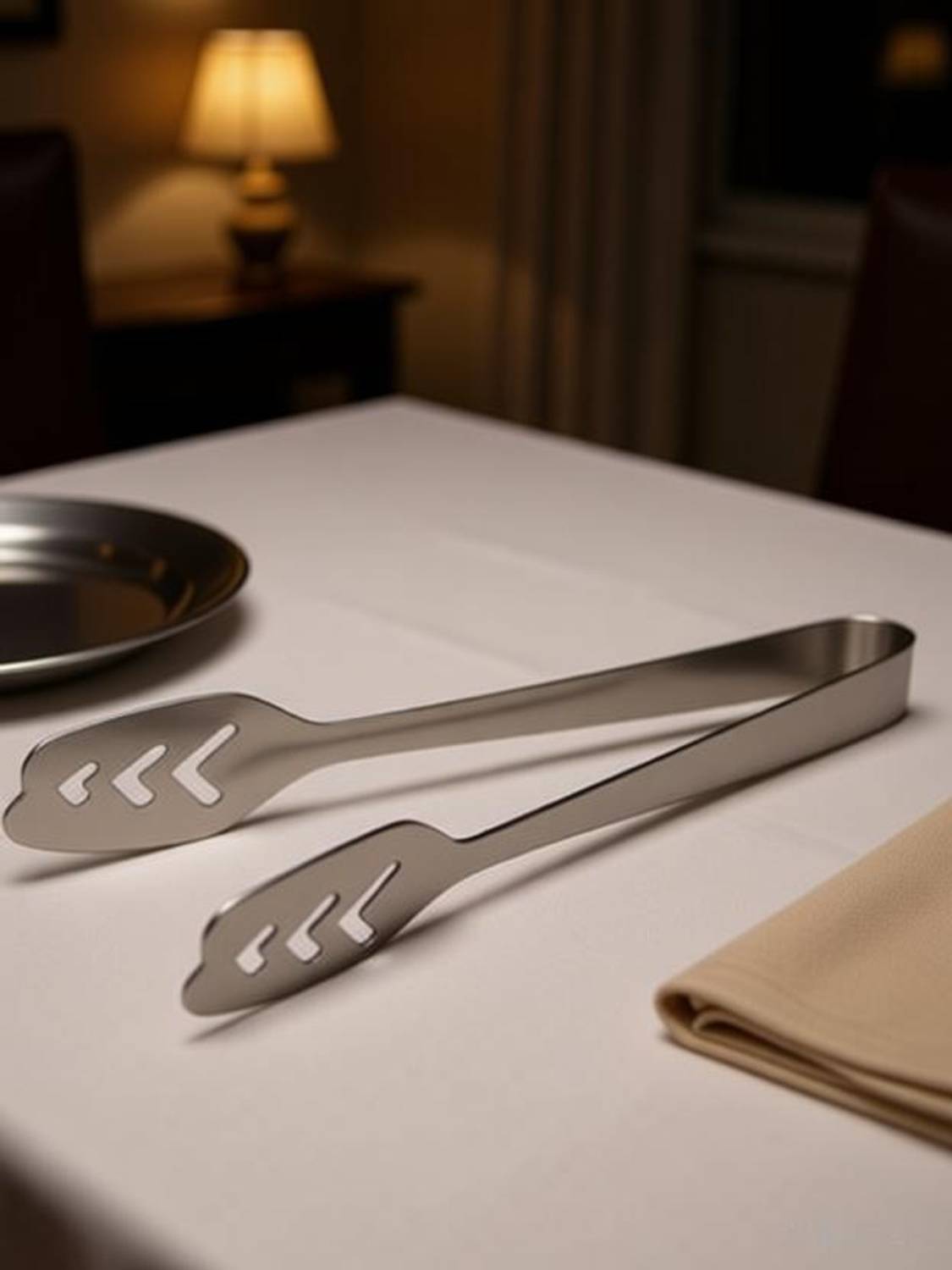 A2SK Stainless Steel Roasting Tong and Momo Tong 26 cm, 18 cm NS, Roasting, Pastry Tong Set