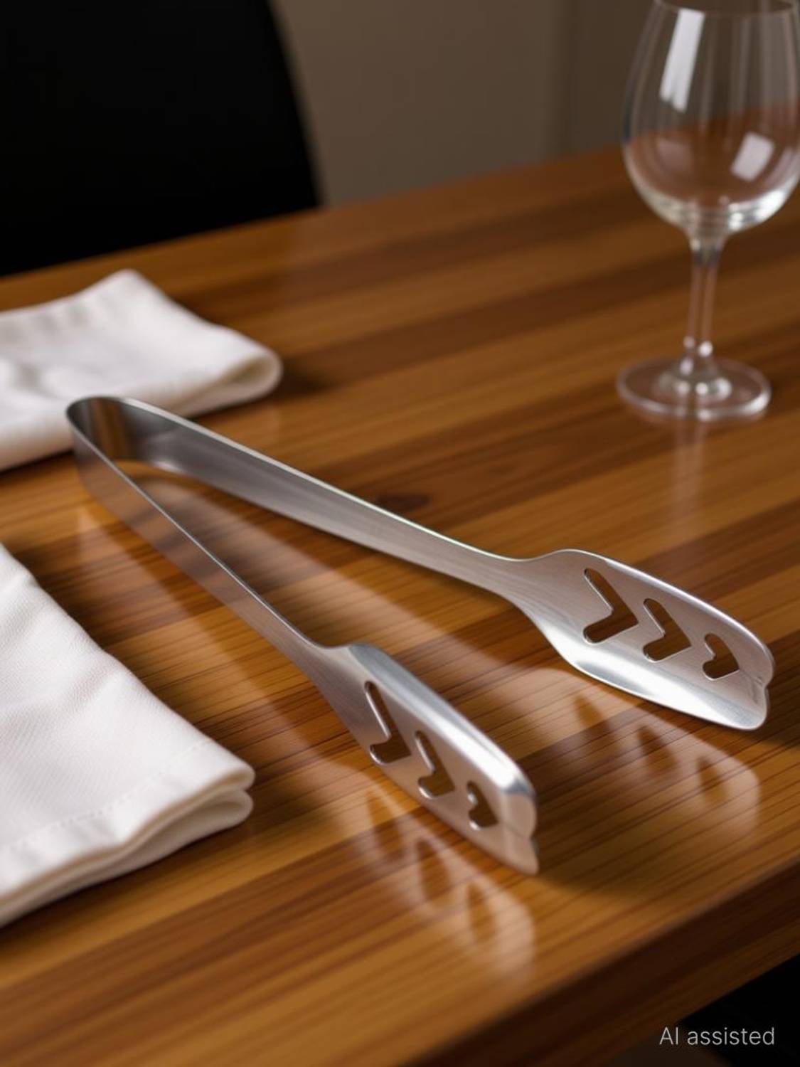 Chefman Kitchen King Stainless Steel Multipurpose Frying, Cooking & Serving Tong Chimta Pakad Holder (1 Pc) Quality Proof Kitchen King Stainless Steel Multipurpose Frying, Cooking & Serving Tong Chimta Pakad Holder (1 Pc) Quality Proof 20 cm Roasting, Serving Pakkad Set