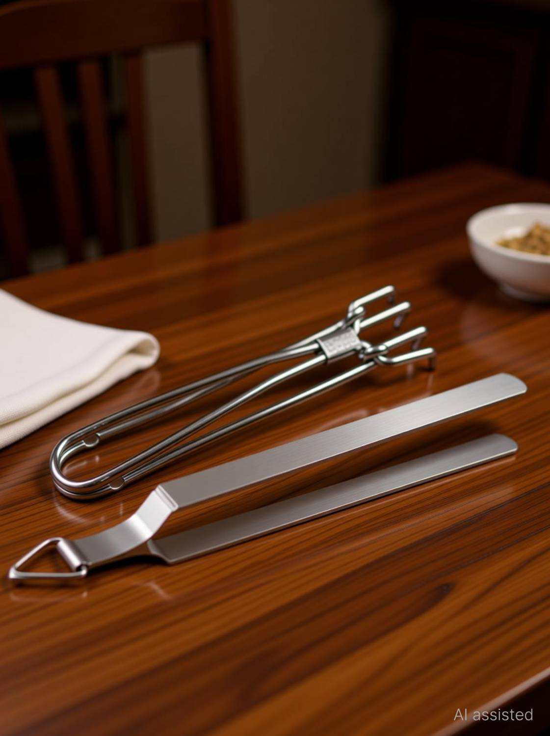 ANTRA Stainless Steel Chapati Roti Chimta with Pakkad 28 cm utility Serving Tong Set(Pack of 2) Stainless Steel Chapati Roti Chimta with Pakkad 28 CM Utility,Serving Tong Set (Pack of 2) 22 cm Roasting, Serving Tong Set