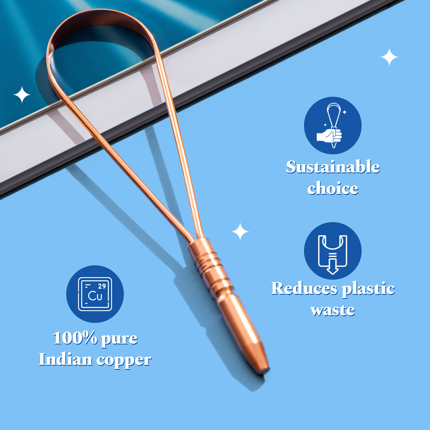 Image of Perfora Copper Tongue Cleaner