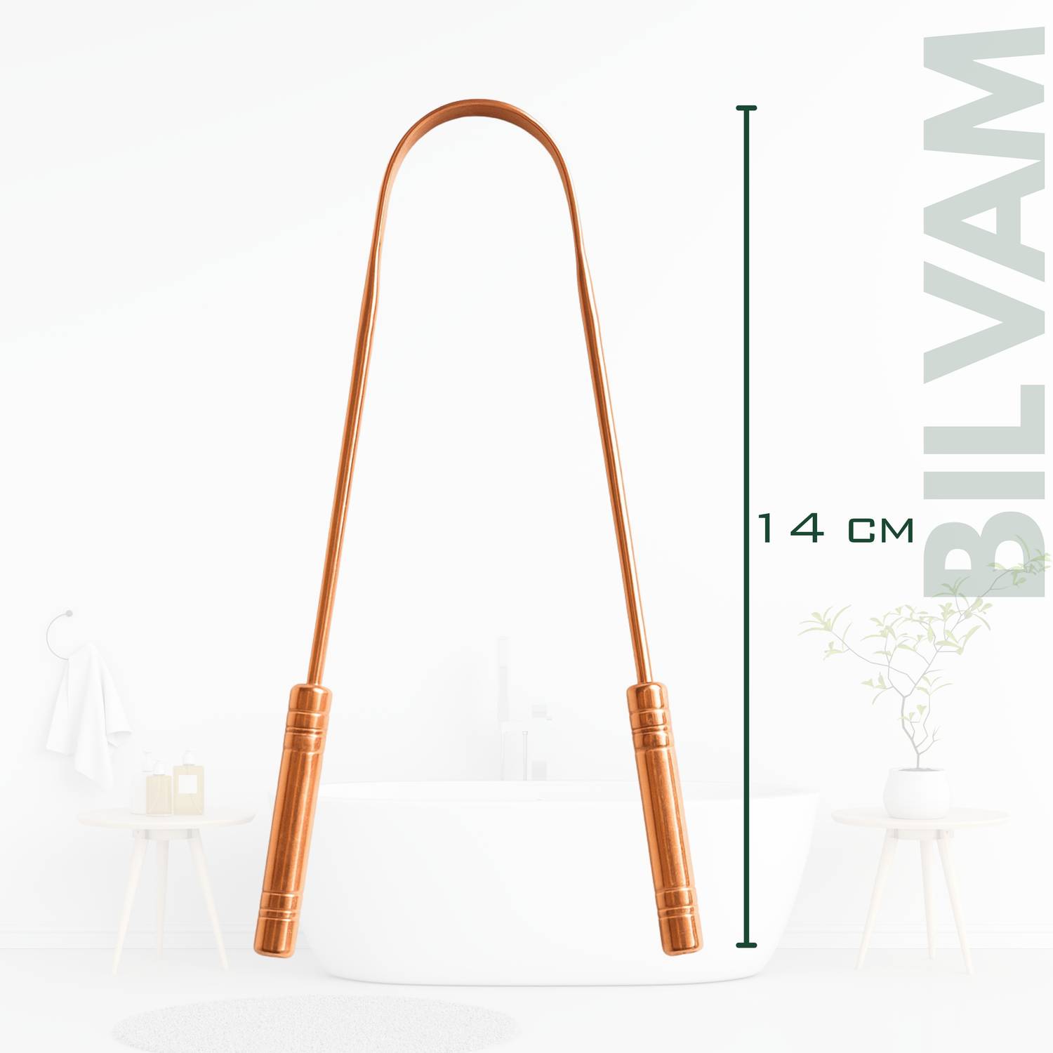 Bilvam Copper Tongue Cleaner - Image 2
